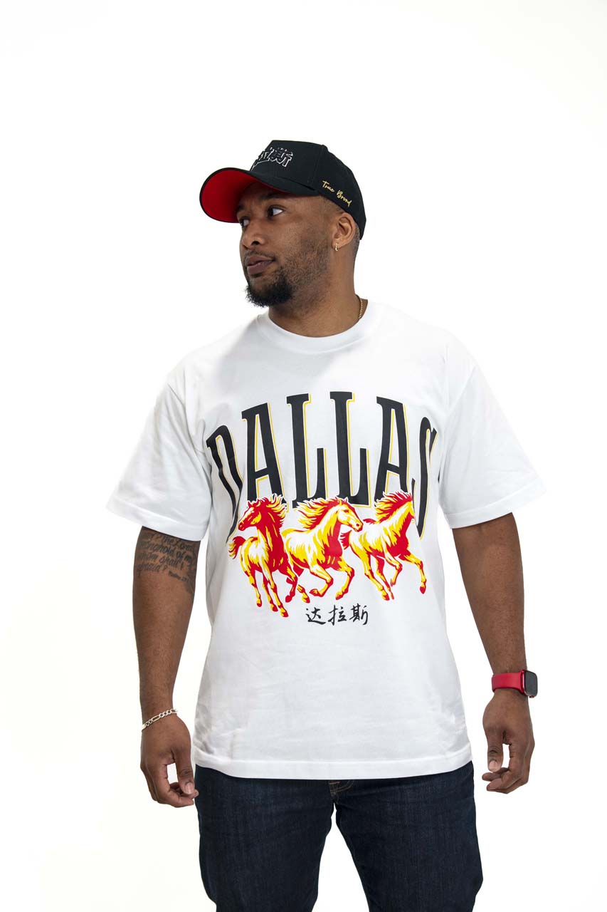 Year of the Horse Shirt (Dallas) - WHITE