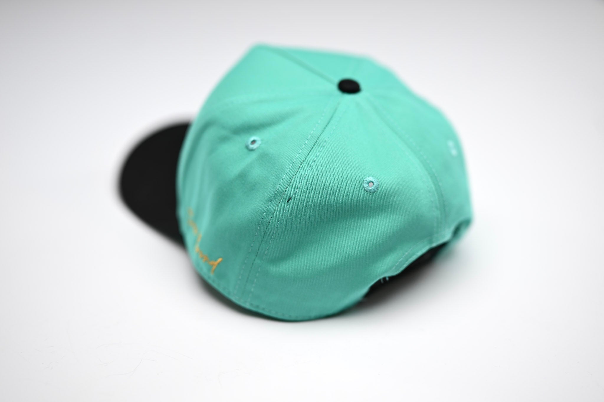 Precurved Classic Dallas snapback - BLACK / CYAN