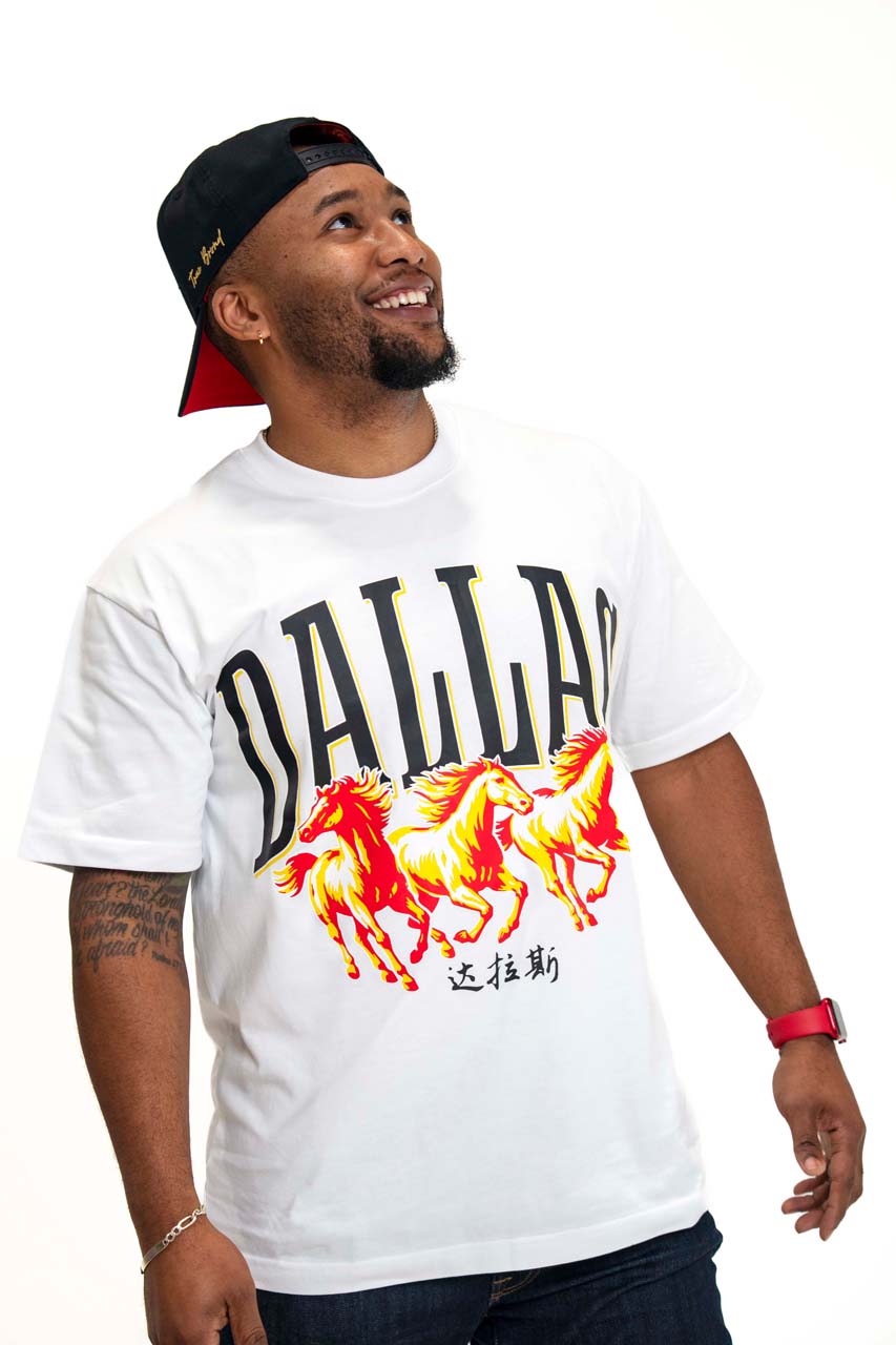 Year of the Horse Shirt (Dallas) - WHITE