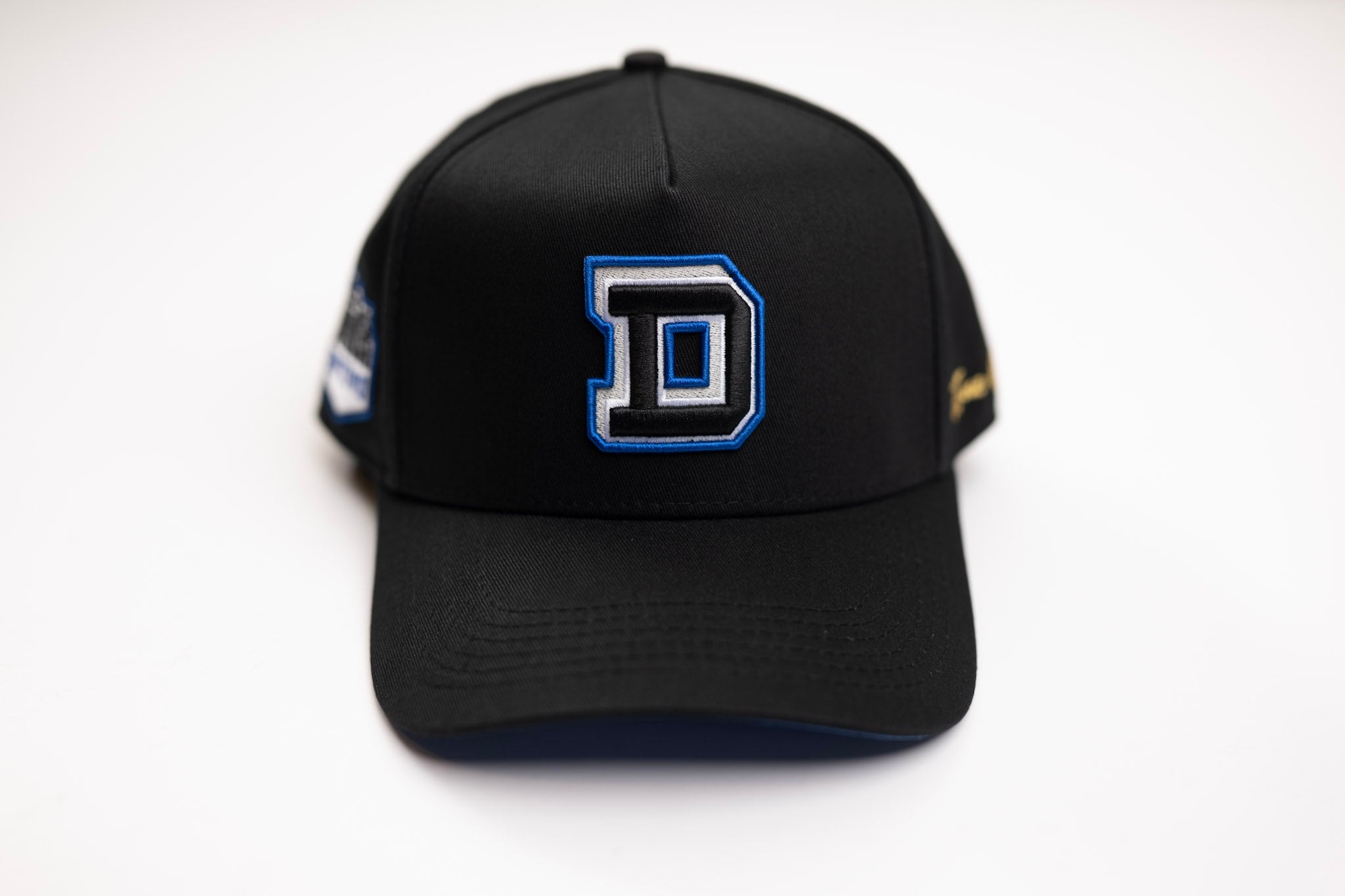 TRUE D HAT - BLACK w/ Blue