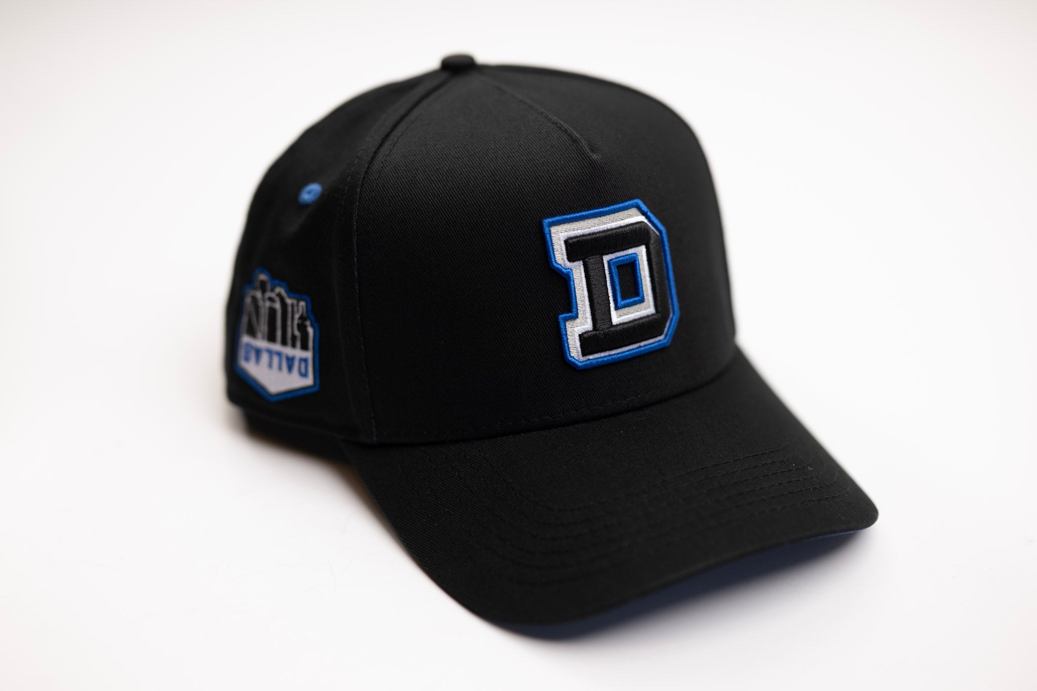 TRUE D HAT - BLACK w/ Blue