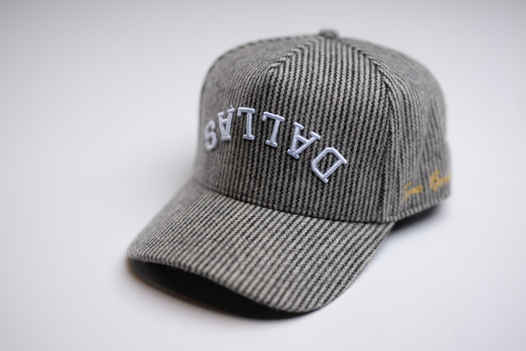 Melton Wool snapback - GRAY STRIPE