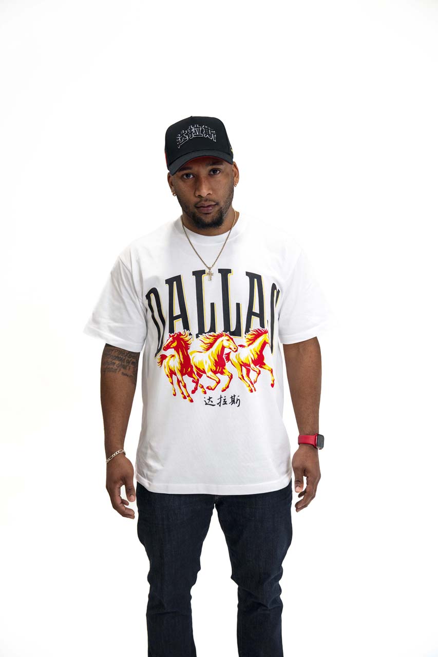 Year of the Horse Shirt (Dallas) - WHITE