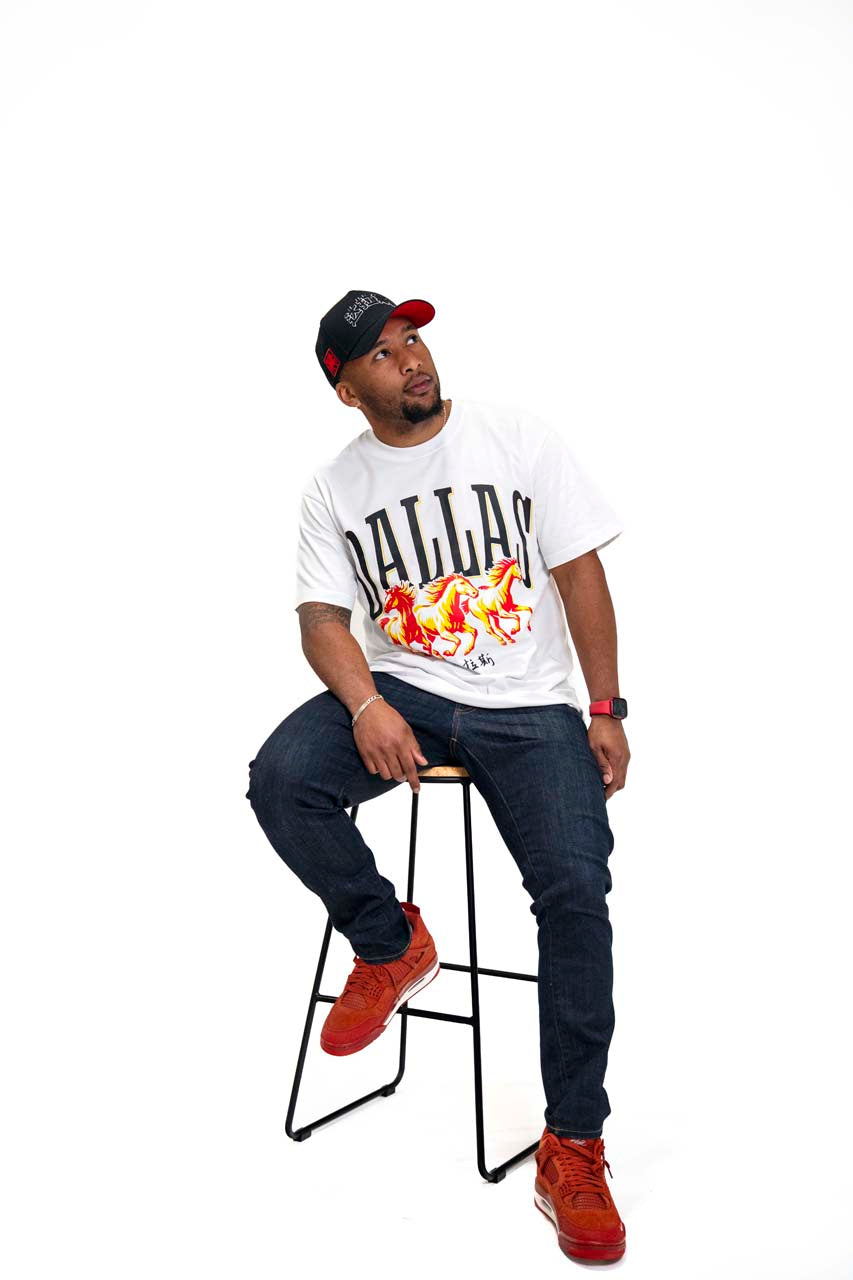 Year of the Horse Shirt (Dallas) - WHITE