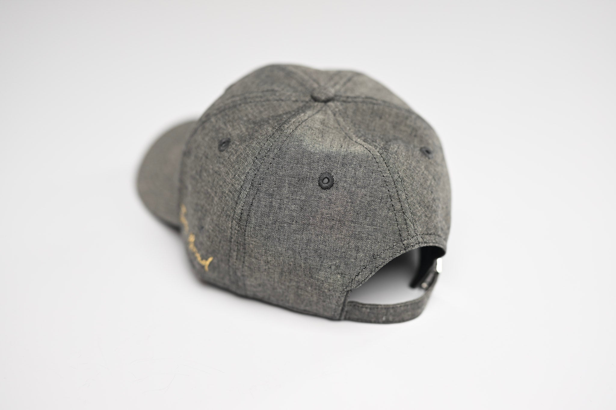 Denim Cotton Dad Hat - BLACK HEATHER