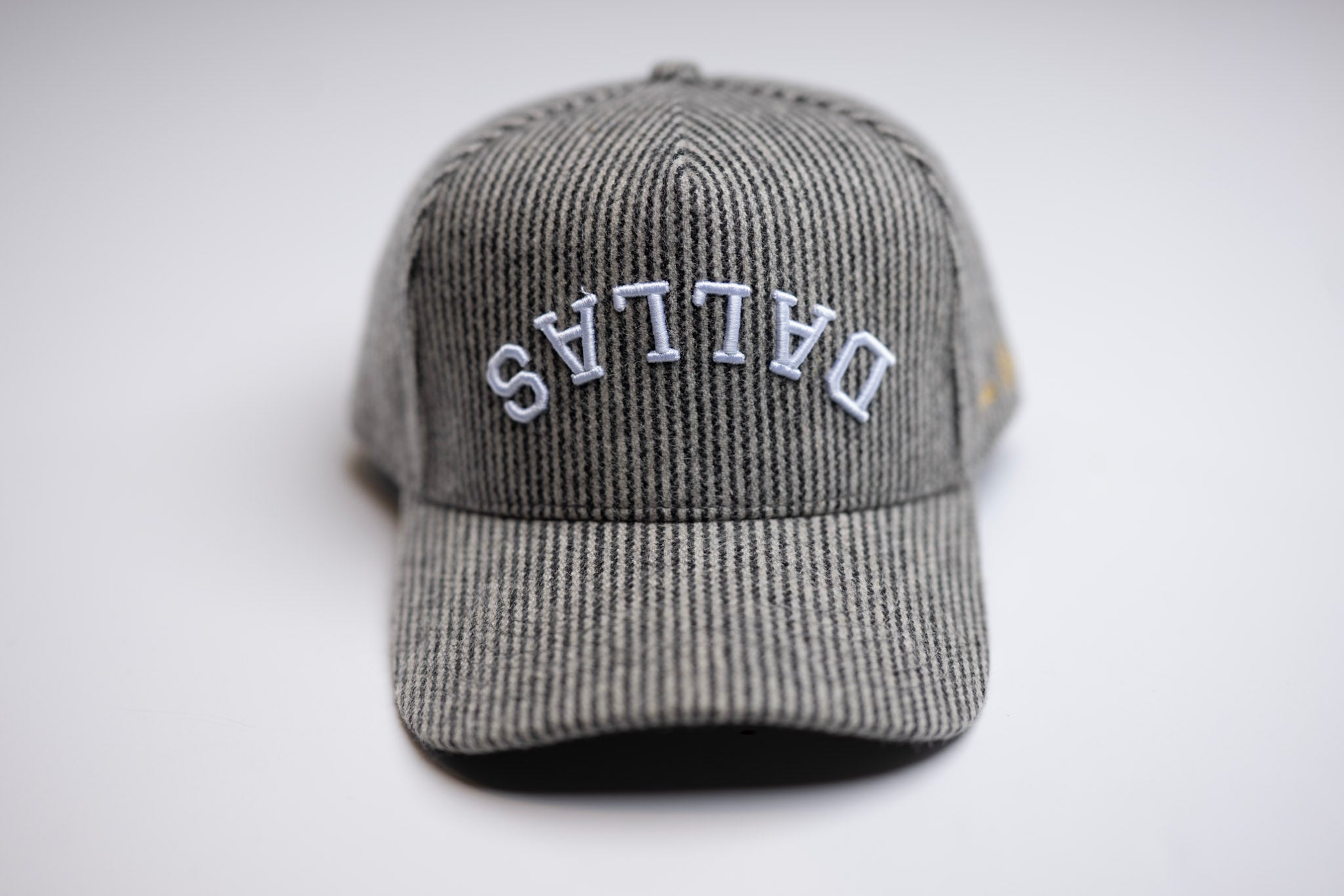 Melton Wool snapback - GRAY STRIPE