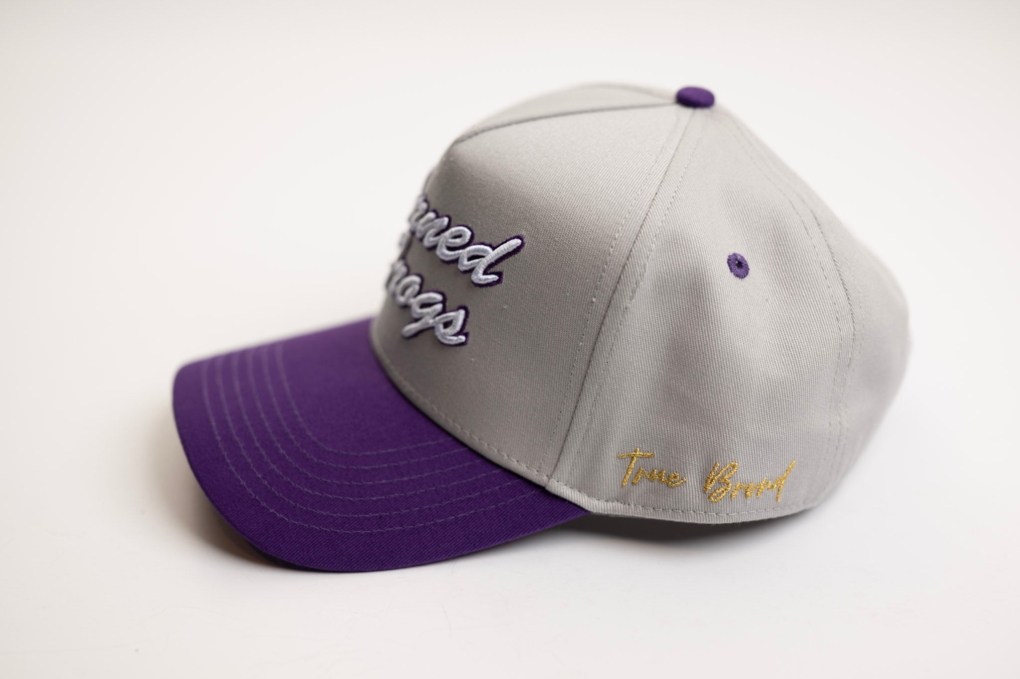 TCU x TRUE BRVND - PURPLE / GRAY SCRIPT