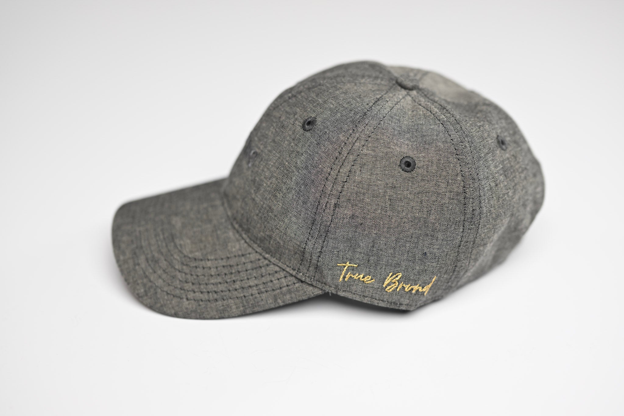 Denim Cotton Dad Hat - BLACK HEATHER