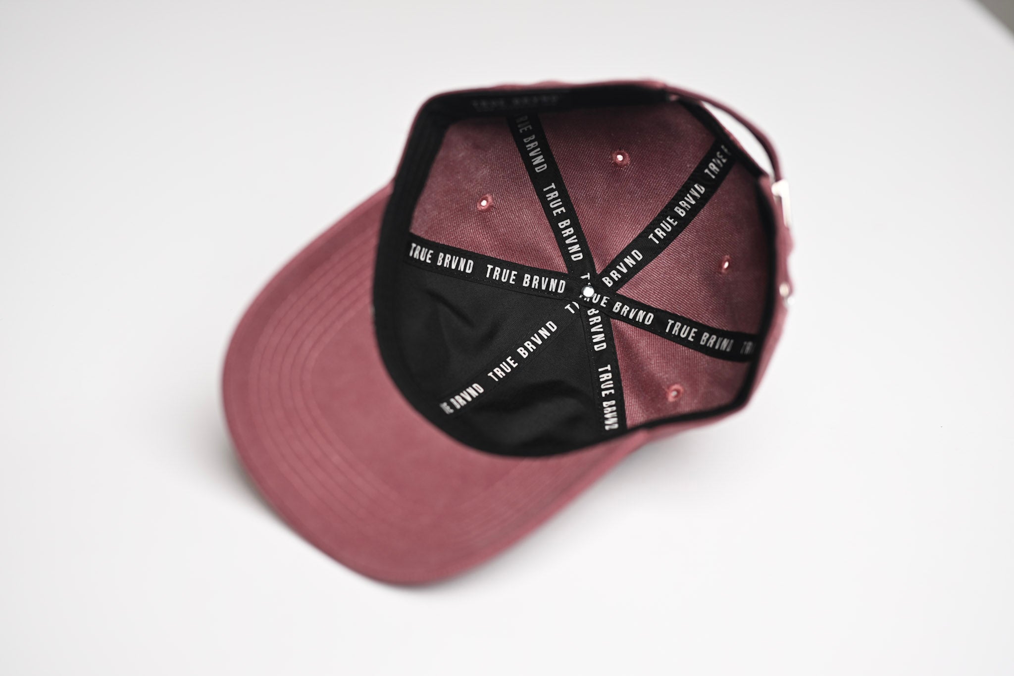Denim Cotton Dad Hat - MAROON HEATHER