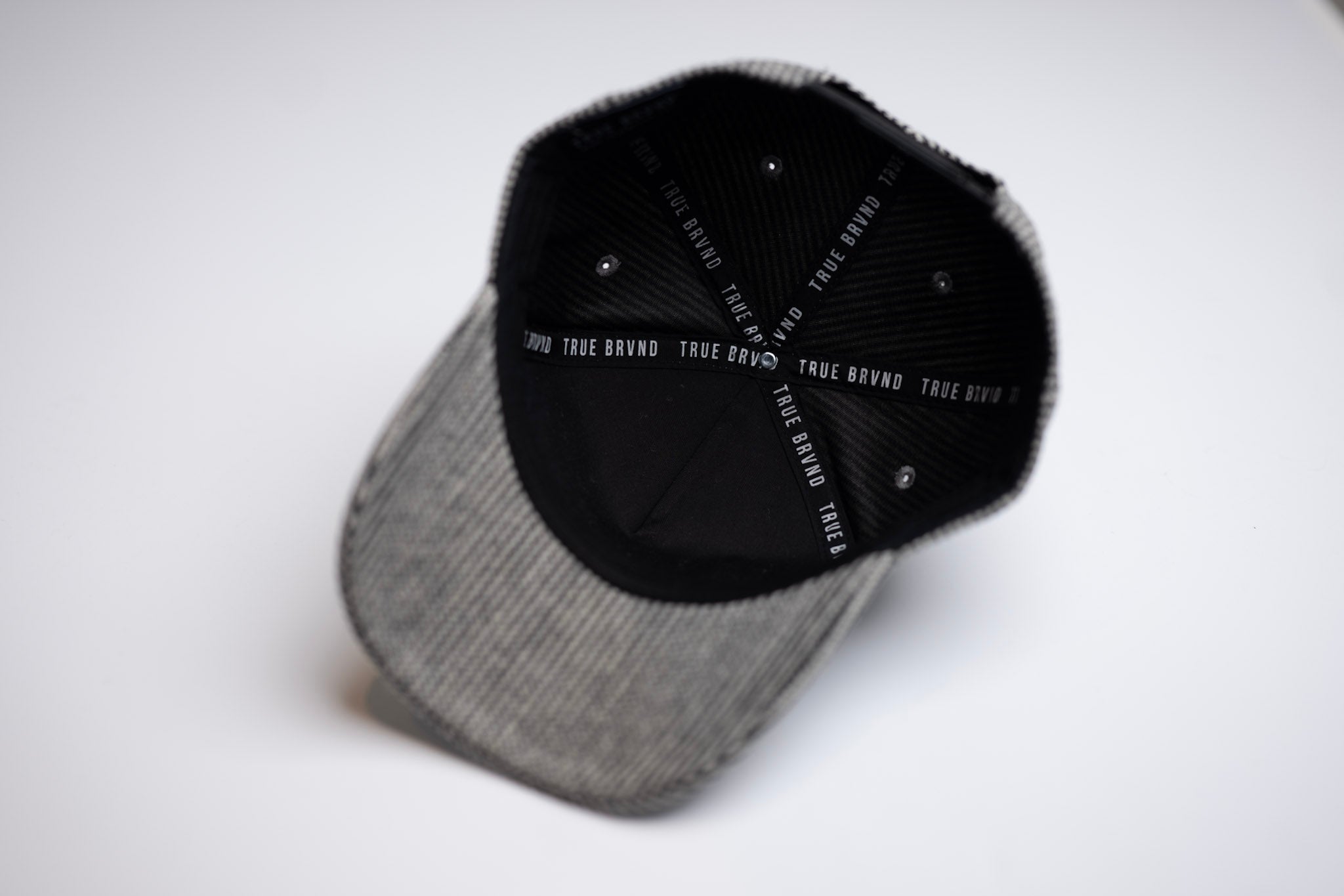 Melton Wool snapback - GRAY STRIPE