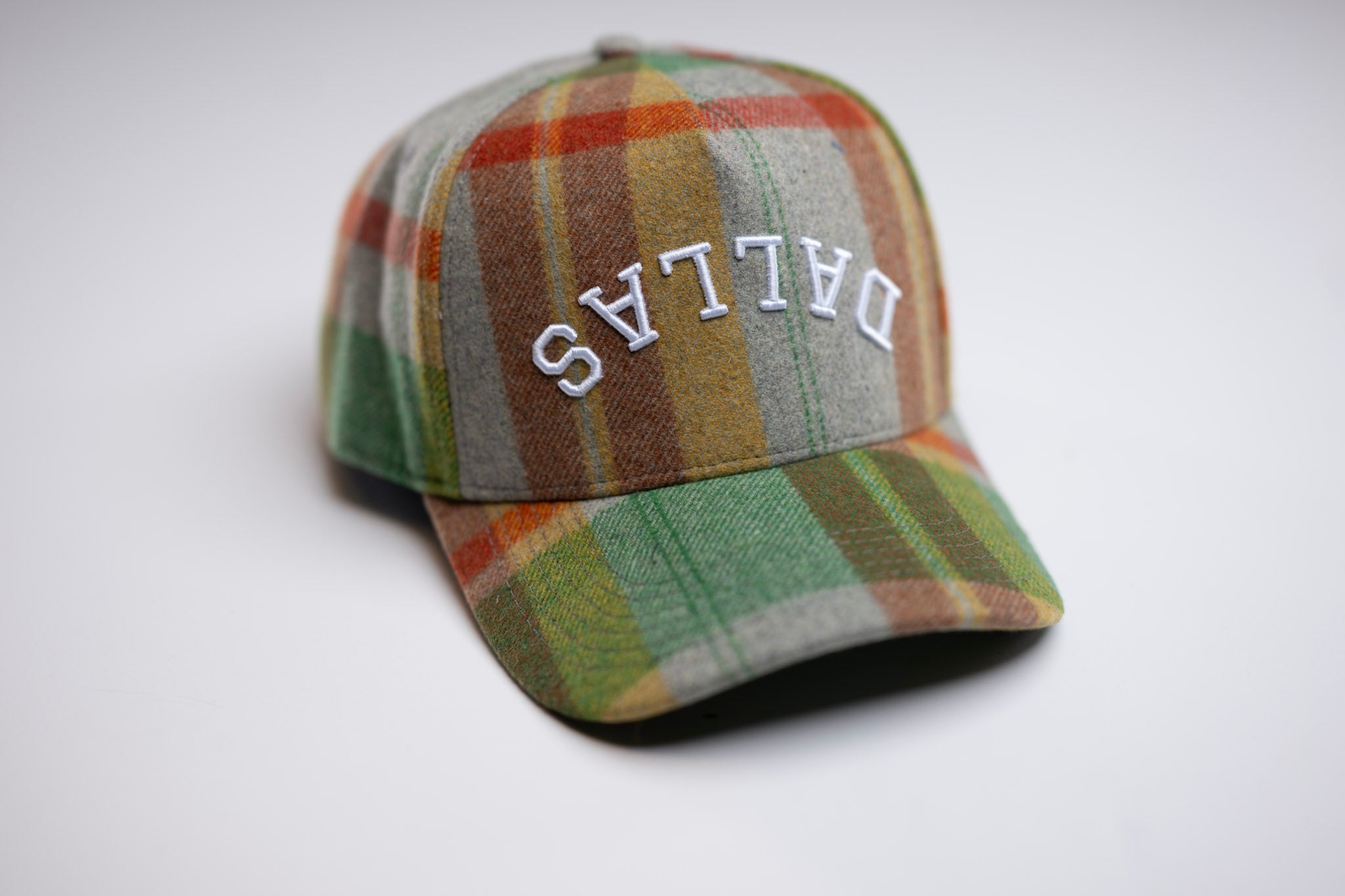 Melton Wool snapback - BREEZE GRID