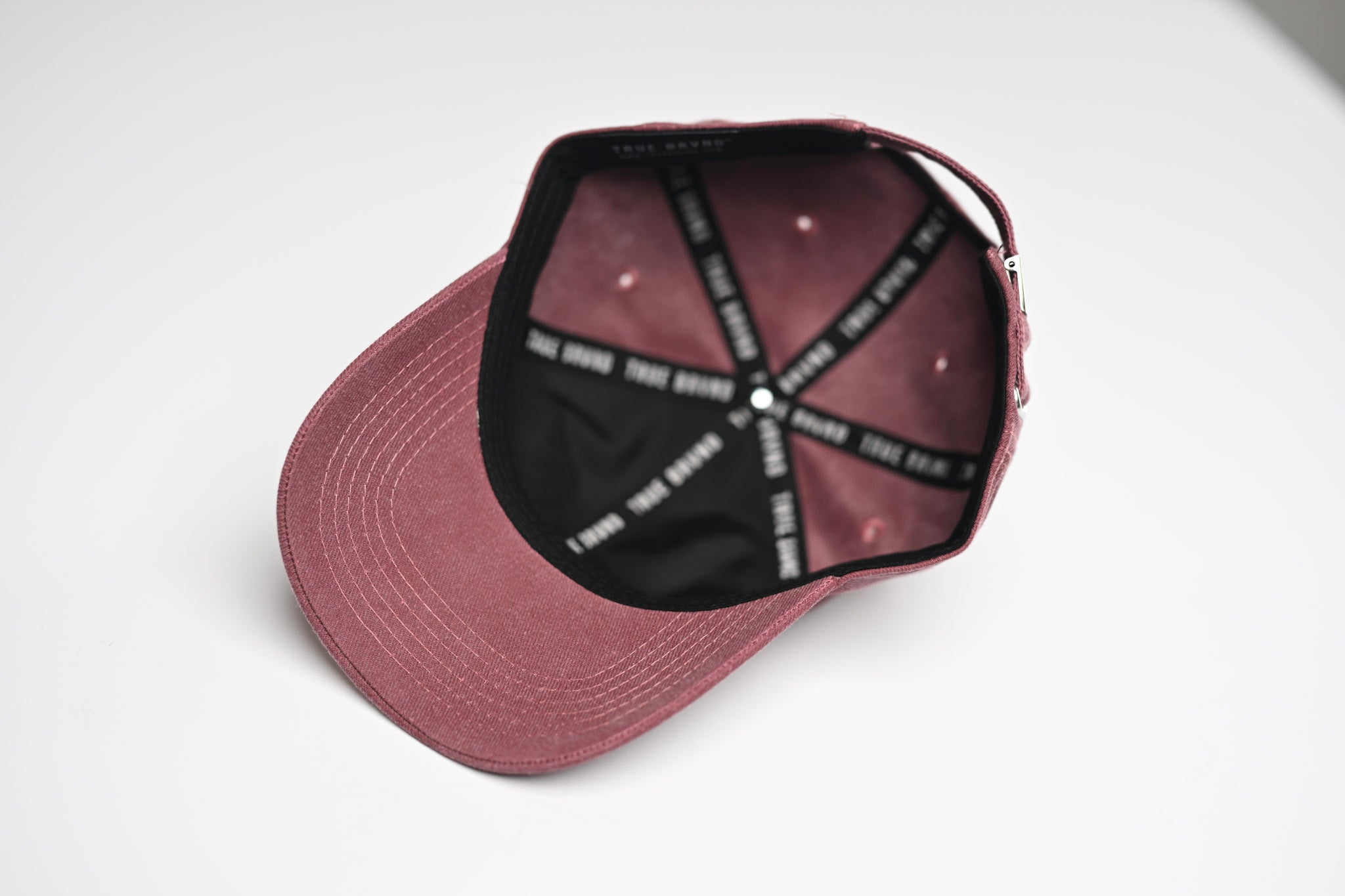 Denim Cotton Dad Hat - MAROON HEATHER