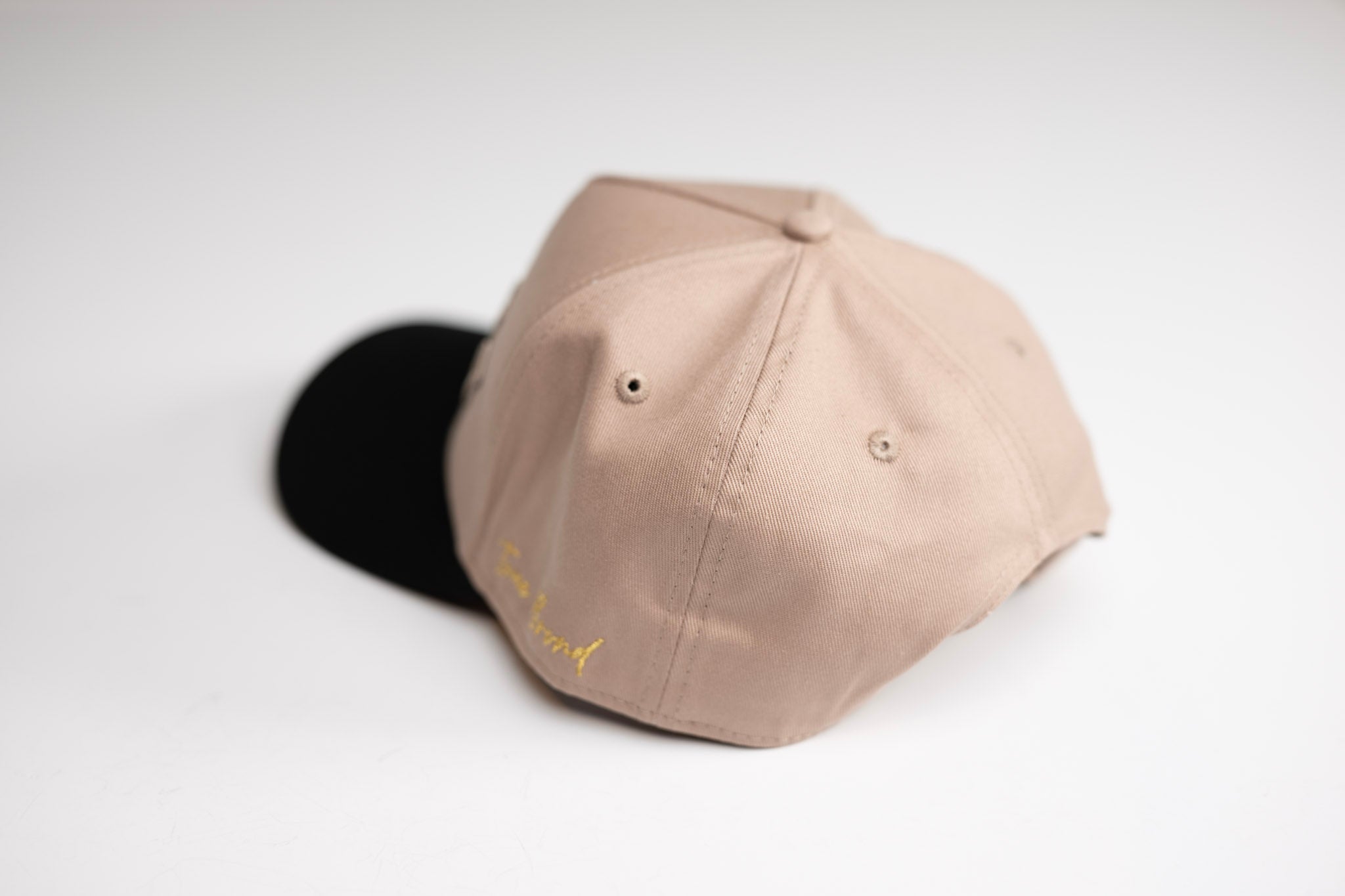 Precurved Dallas snapback - BLACK / PALE MAUVE