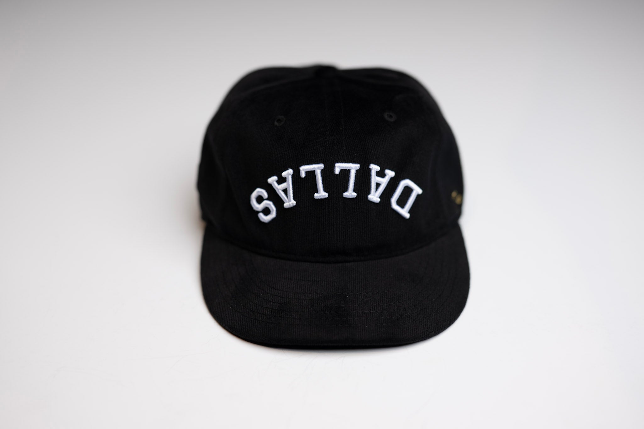 YOUTH Corduroy dad hat - BLACK