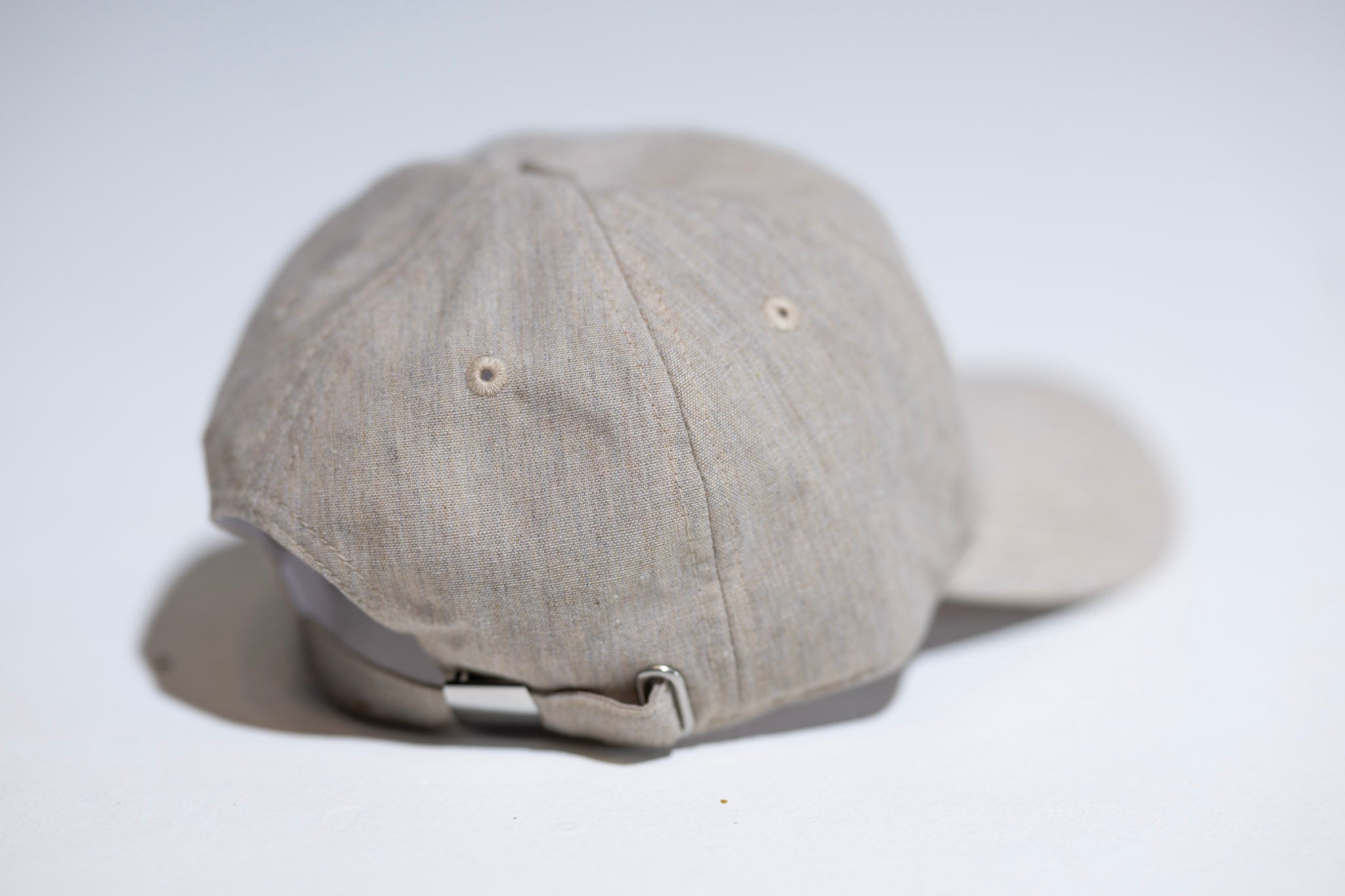 Denim Cotton Dad Hat - SAND HEATHER
