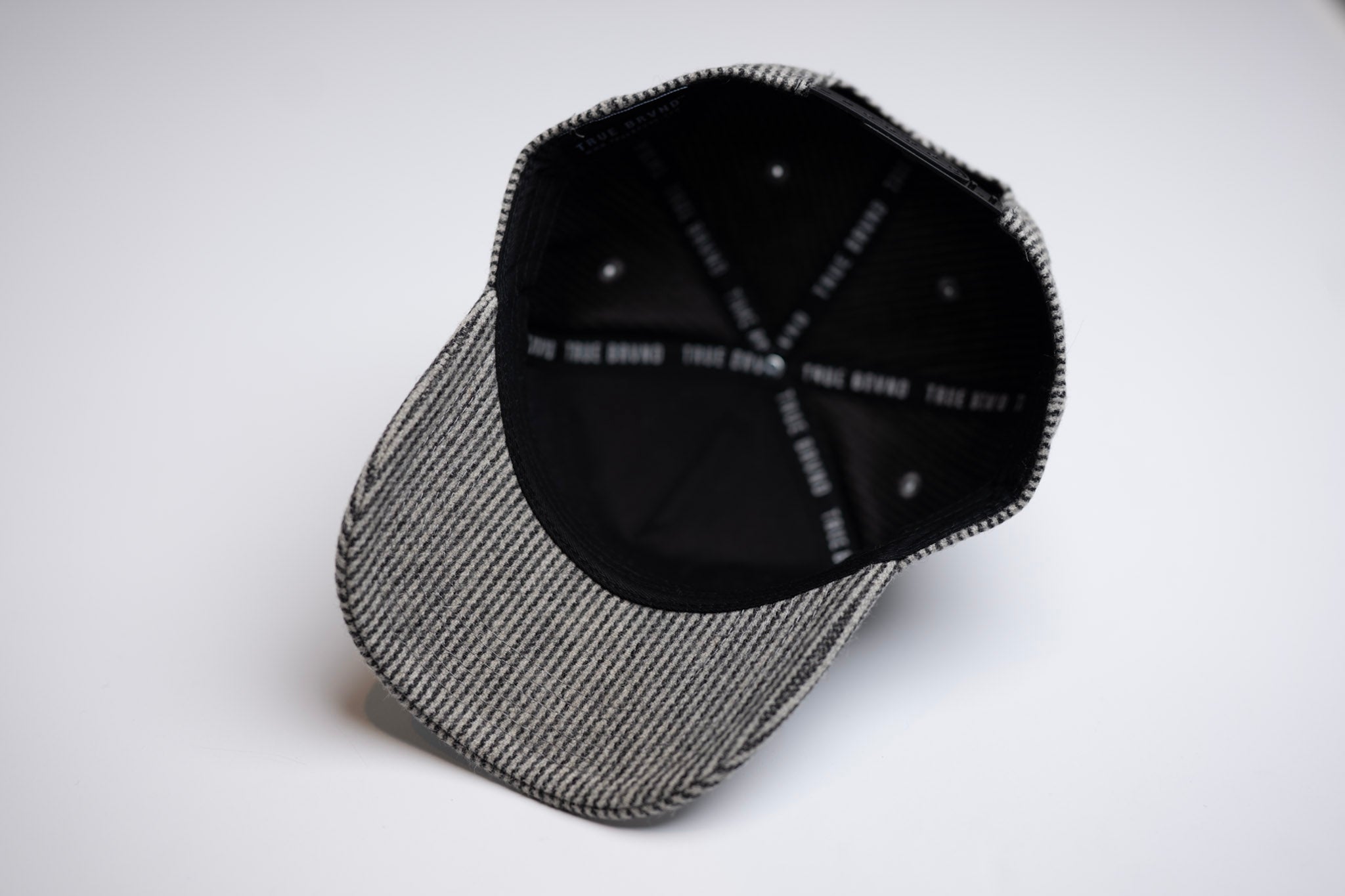 Melton Wool snapback - GRAY STRIPE