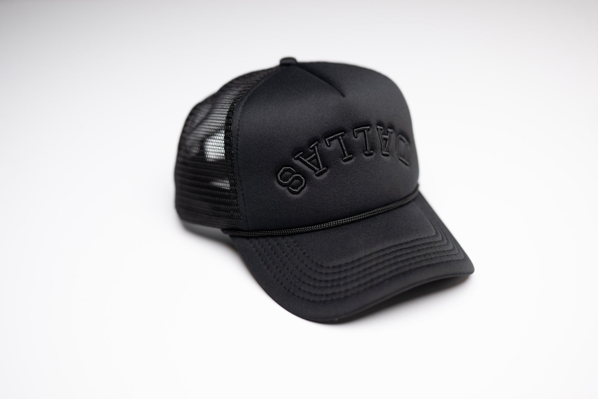 Trucker USD snapback - BLACK / BLACK