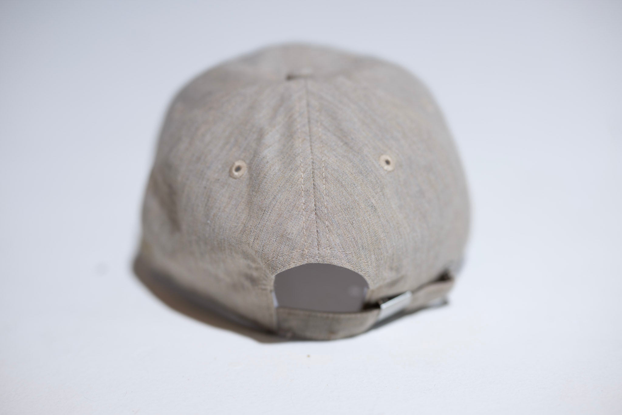 Denim Cotton Dad Hat - SAND HEATHER