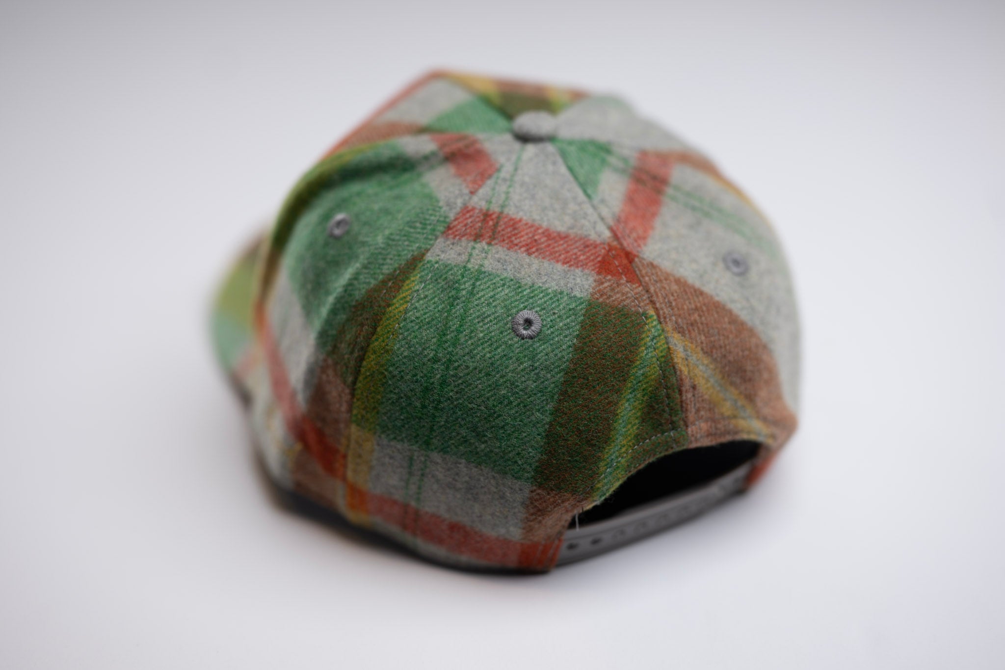 Melton Wool snapback - BREEZE GRID