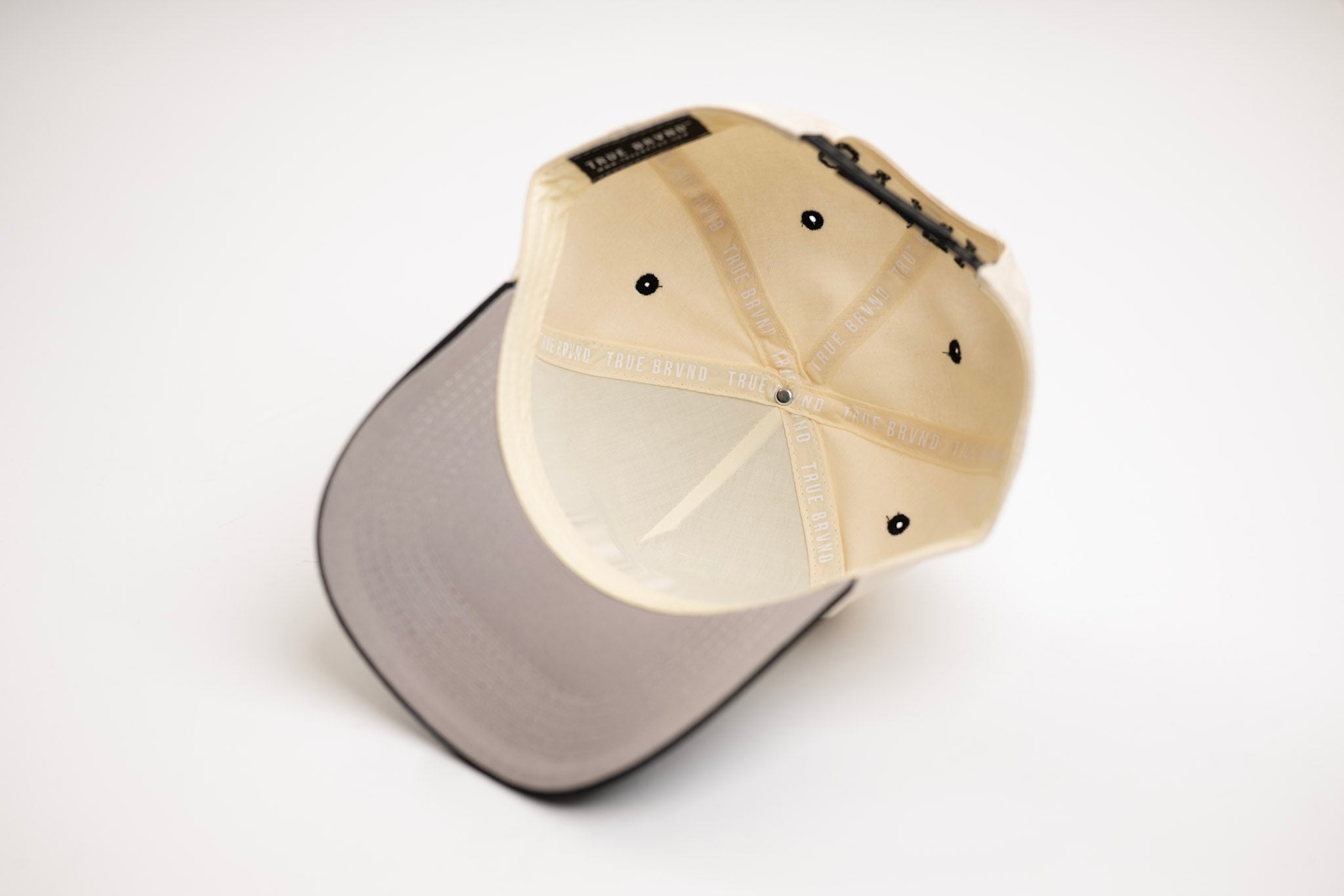 Inline D snapback - BLACK / OFFWHITE