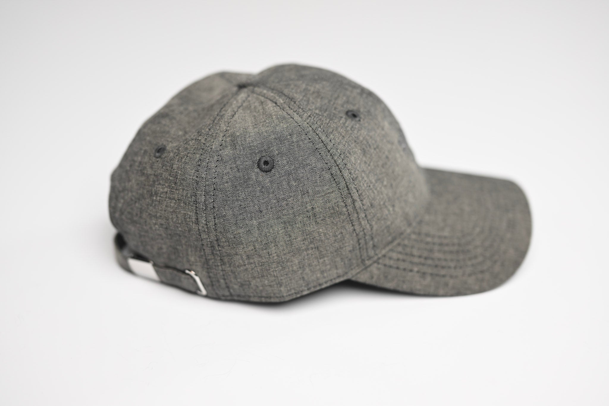 Denim Cotton Dad Hat - BLACK HEATHER
