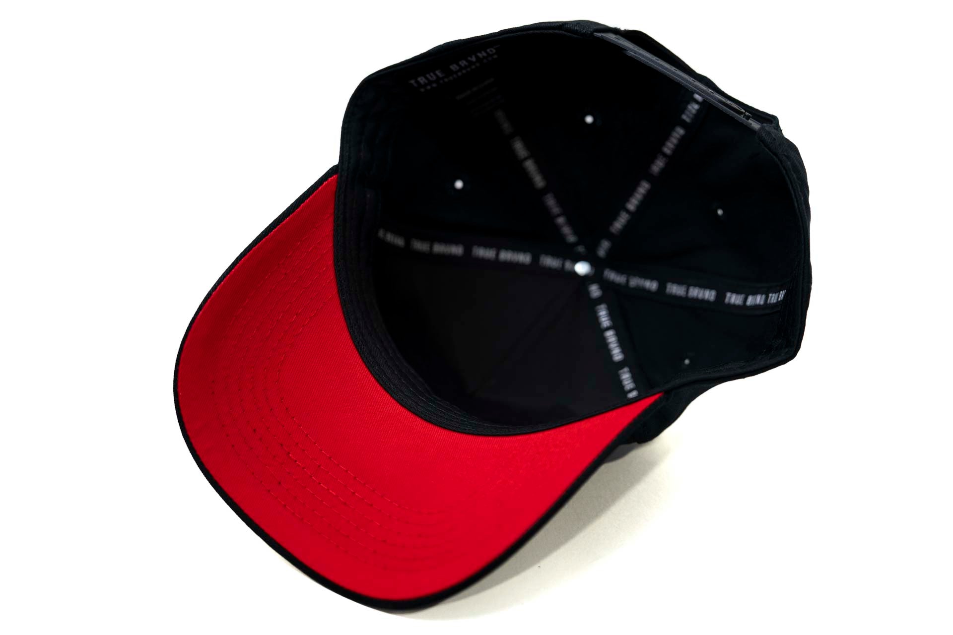 Dallas Script - BLACK w/ Red Outline