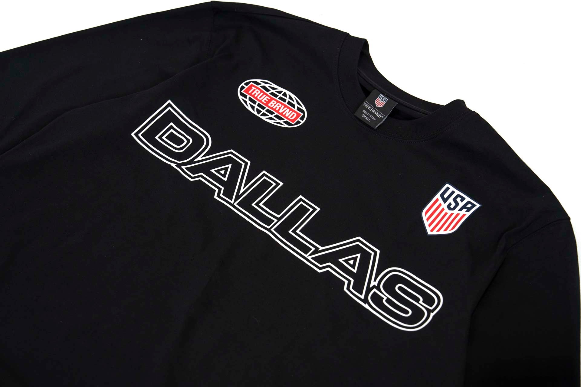 True Brvnd™ x USMNT - Dallas (BLACK) (Long Sleeve)