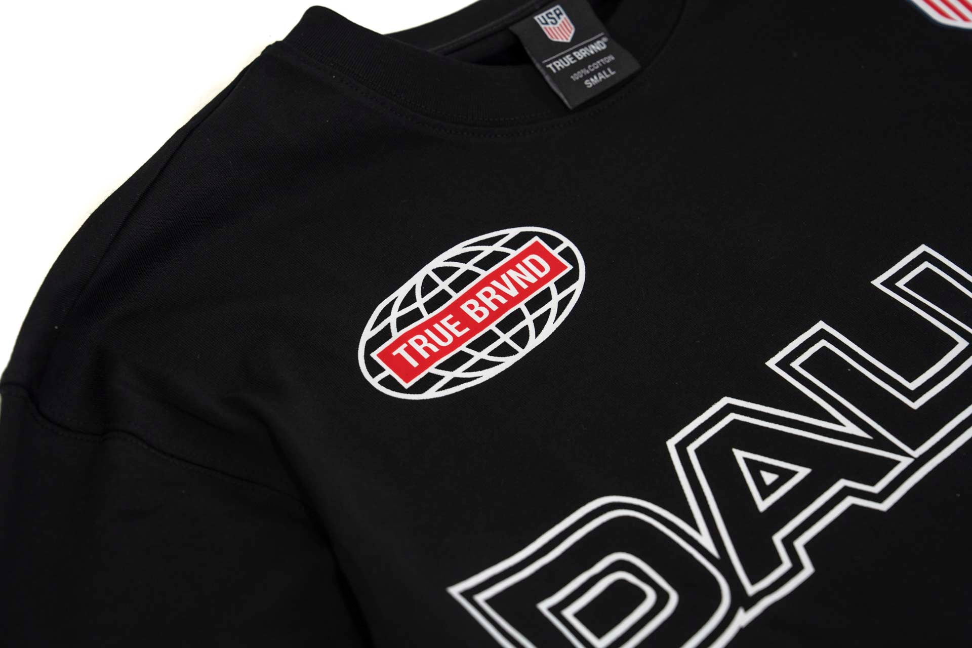 True Brvnd™ x USMNT - Dallas (BLACK) (Long Sleeve)