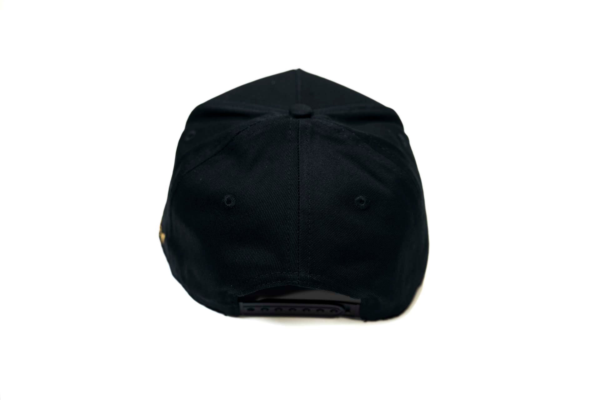 Precurved Dallas snapback - CLASSIC BLACK (Blue Underbrim)