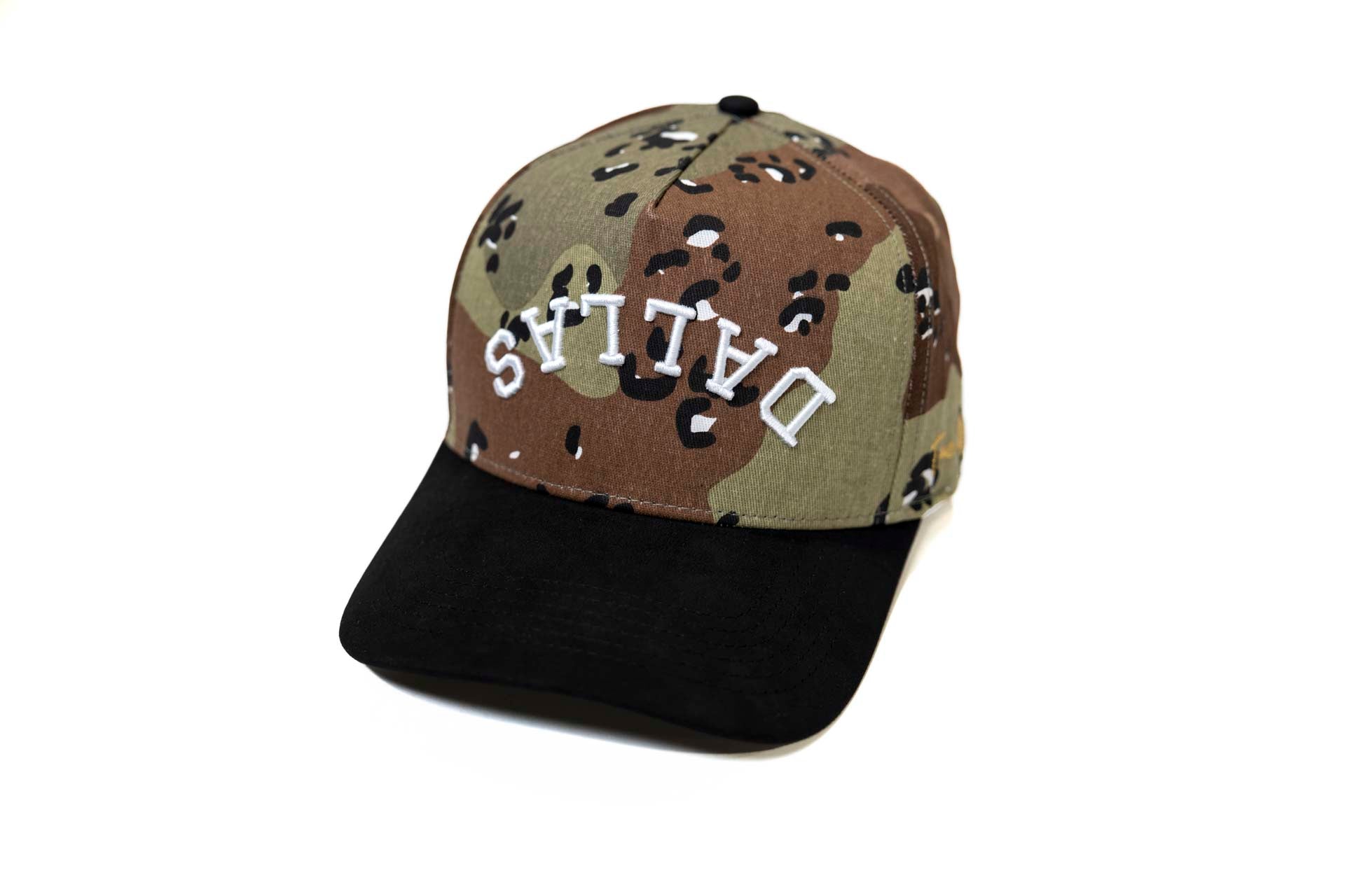 Vintage Camo Upside Down Dallas - BLACK / CAMO