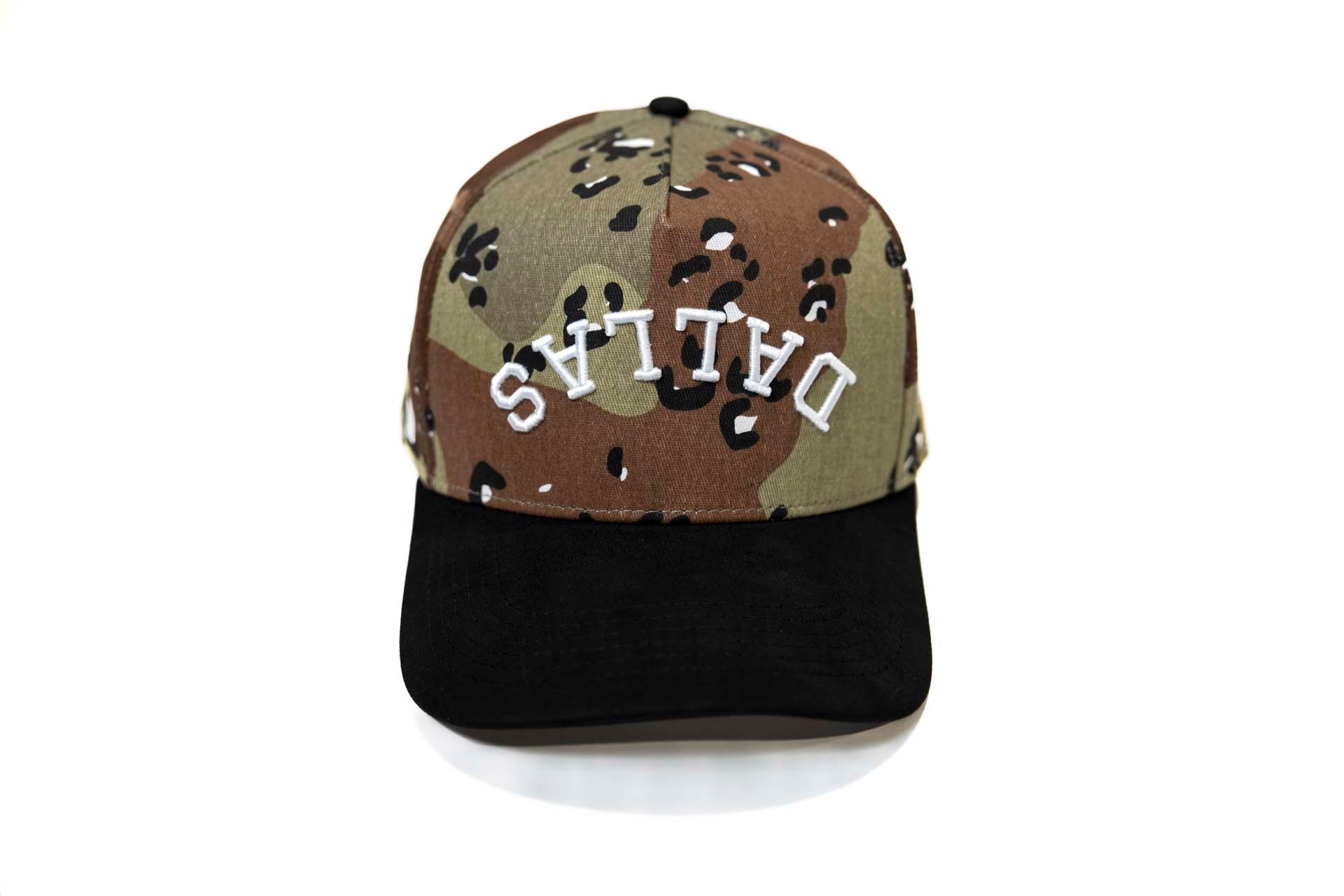 Vintage Camo Upside Down Dallas - BLACK / CAMO