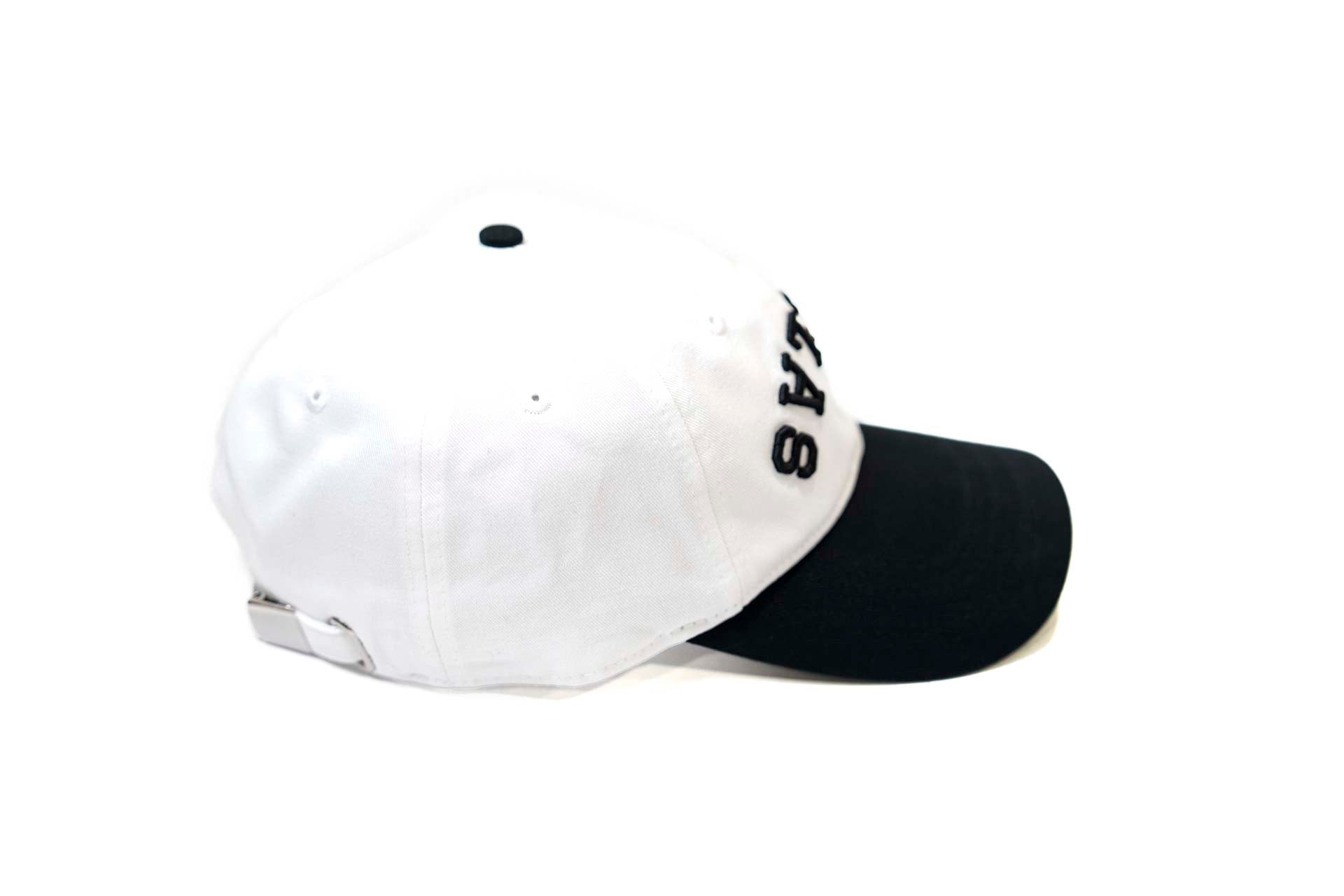 Dad Hat - BLACK BRIM / WHITE