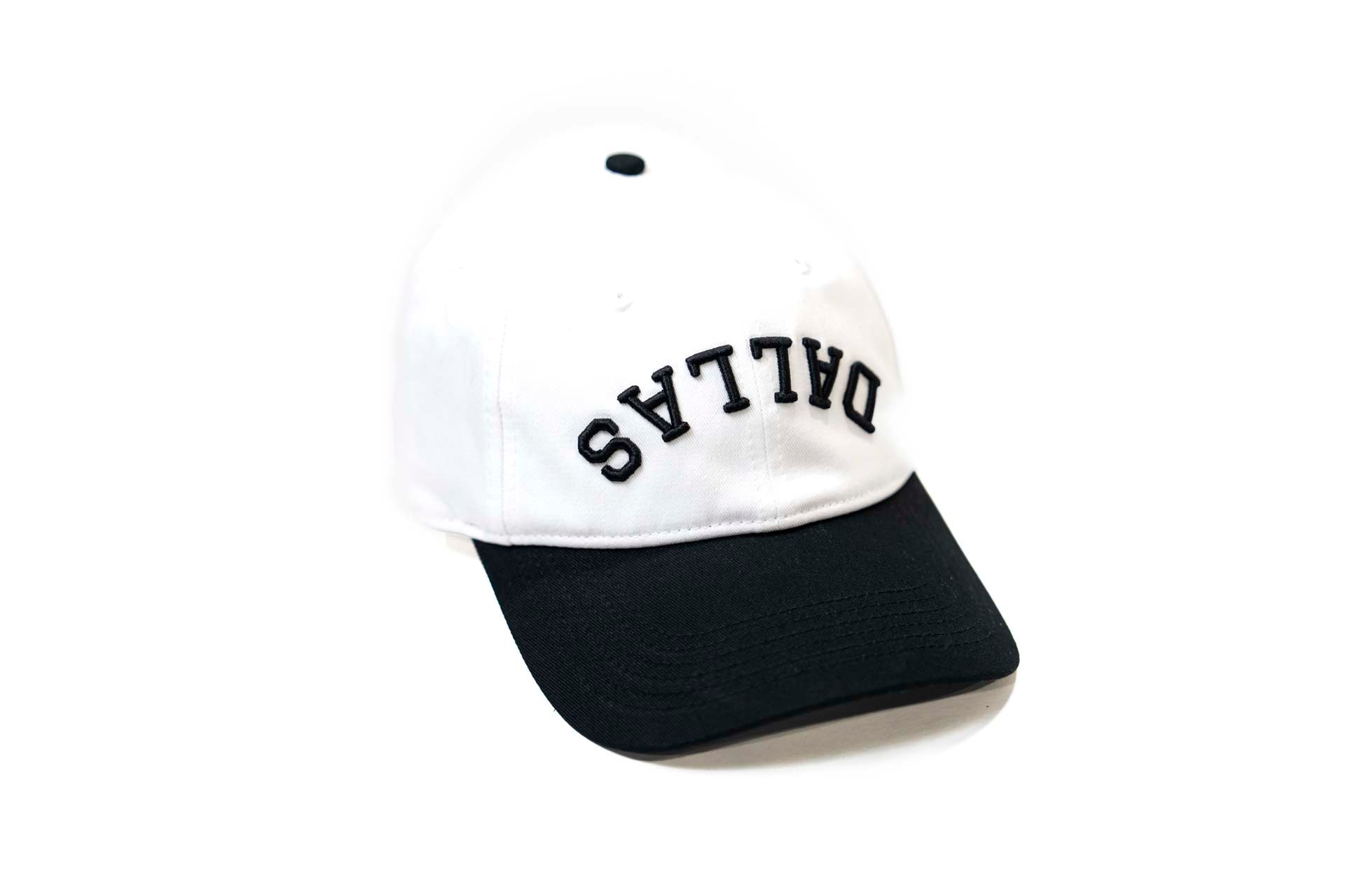 Dad Hat - BLACK BRIM / WHITE