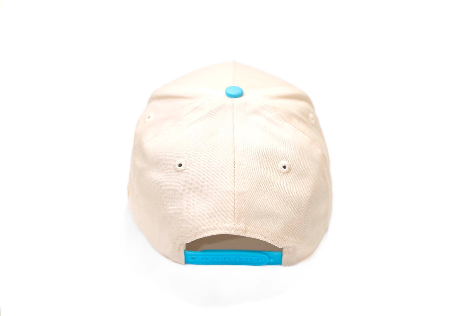 Upside Down Dallas Snapback - BABY BLUE / OFFWHITE (w/ Pink)