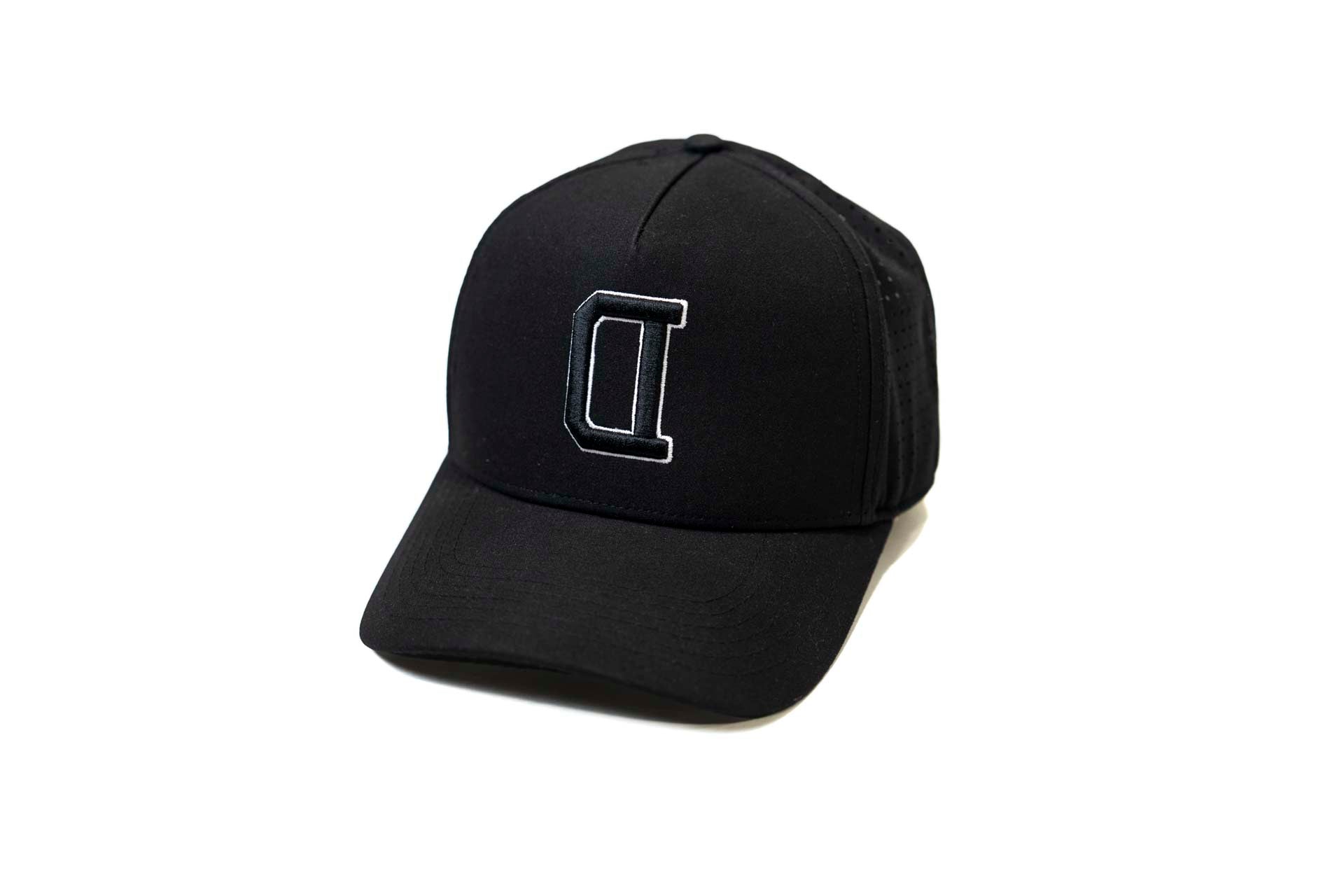 LC - V2 Lightweight - BLACK (Black w/ White Outline)