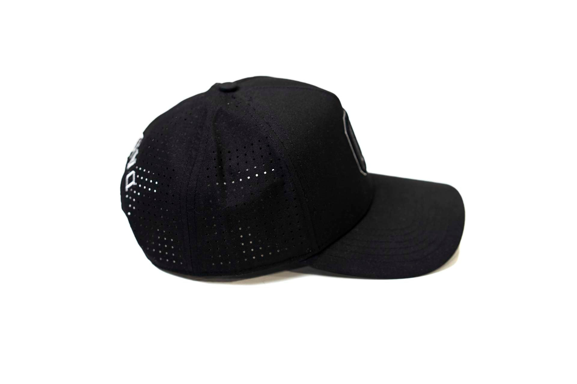 LC - V2 Lightweight - BLACK (Black w/ White Outline)