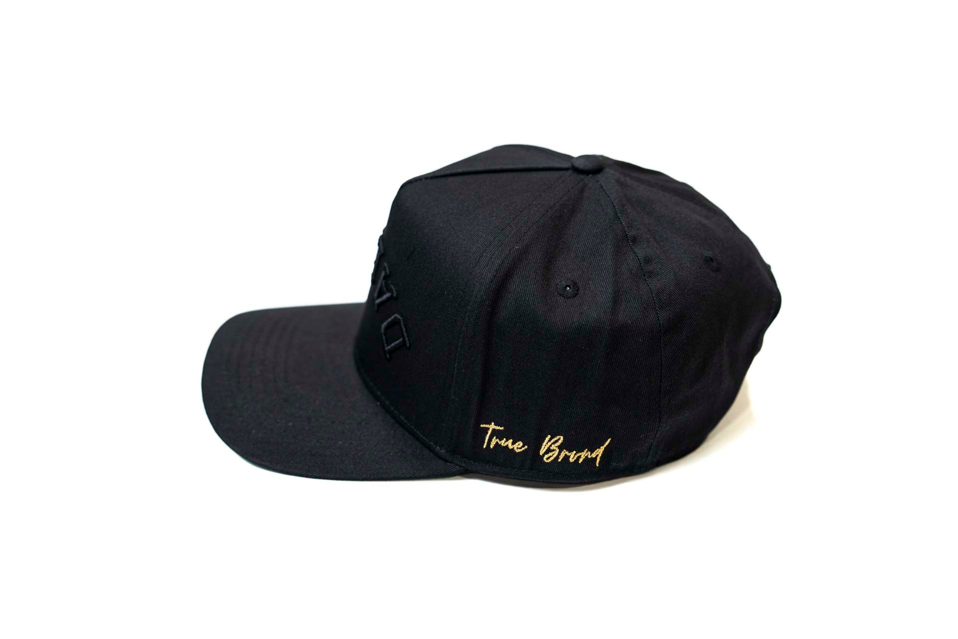 LC - Precurved Dallas snapback - BLACK / BLACK (Green)