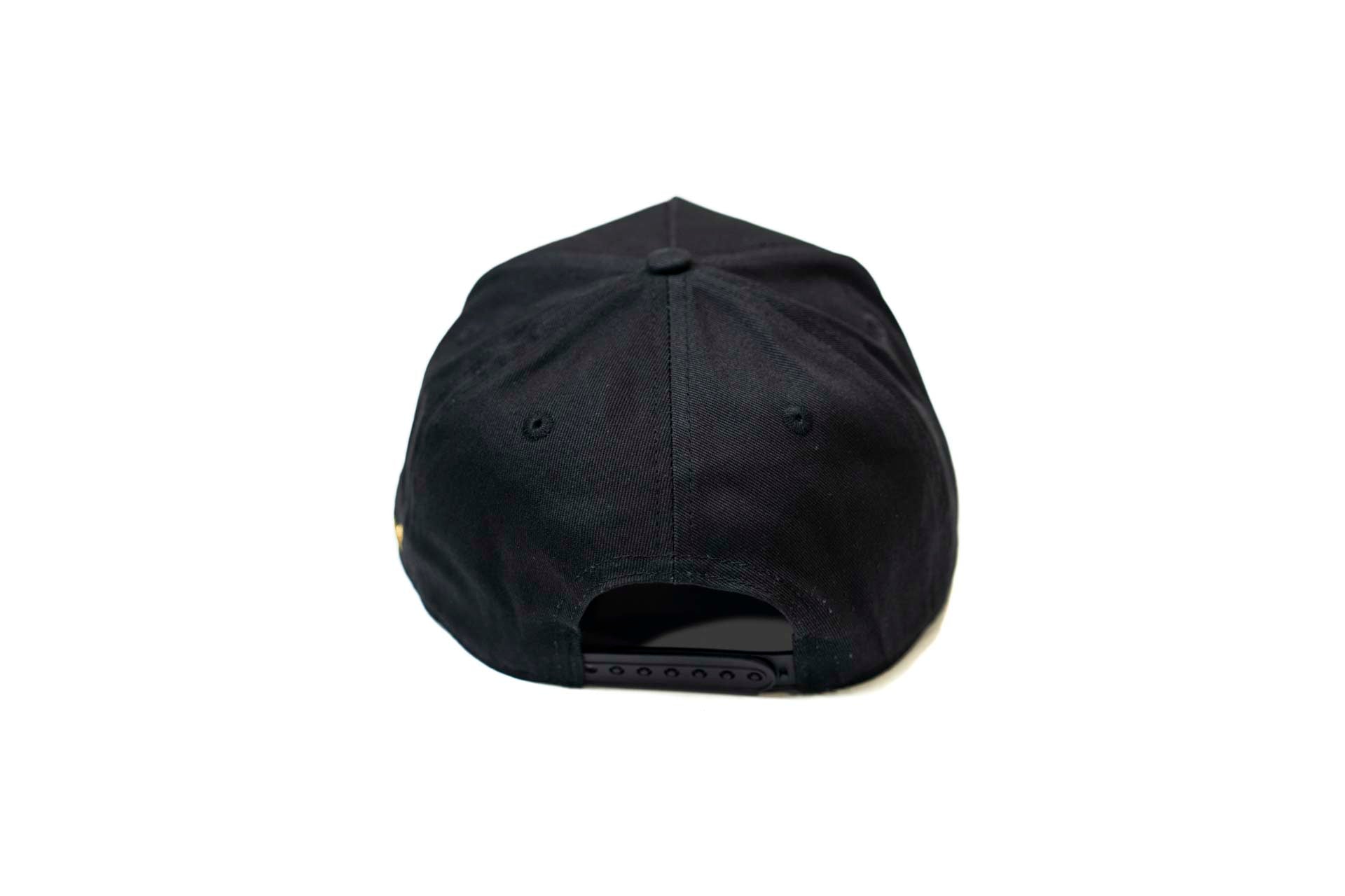 LC - Precurved Dallas snapback - BLACK / BLACK (Green)