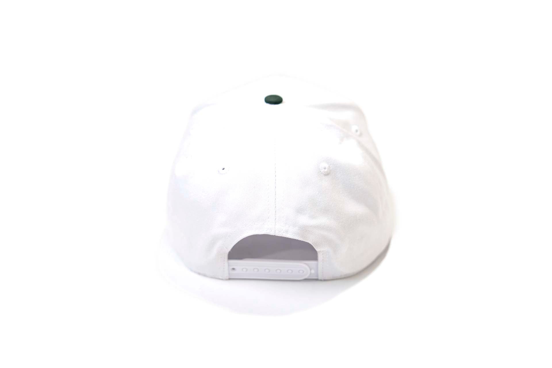 LC - Precurved Dallas snapback - FOREST GREEN / WHITE (White Strap)