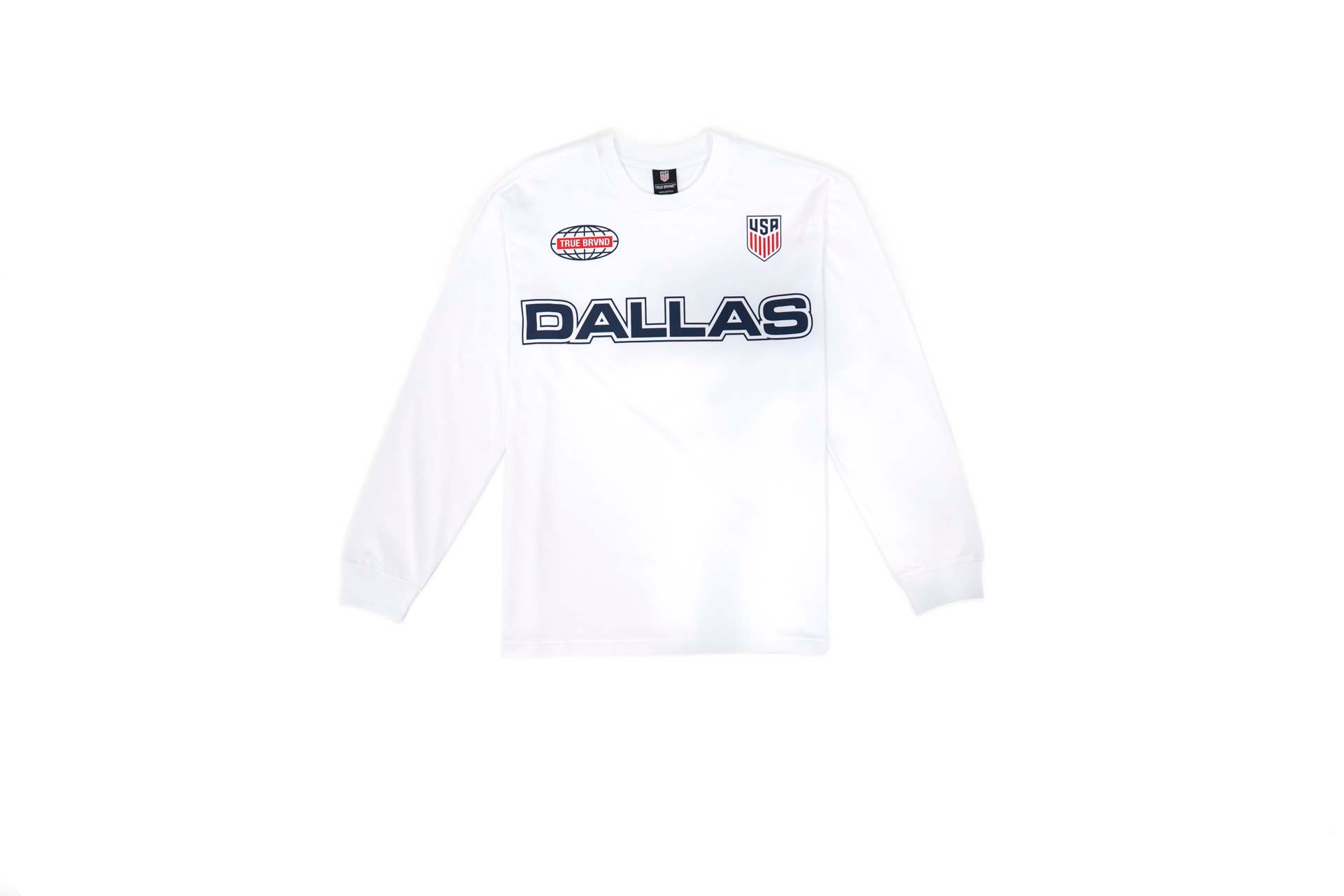 True Brvnd™ x USMNT - Dallas (WHITE) (Long Sleeve)