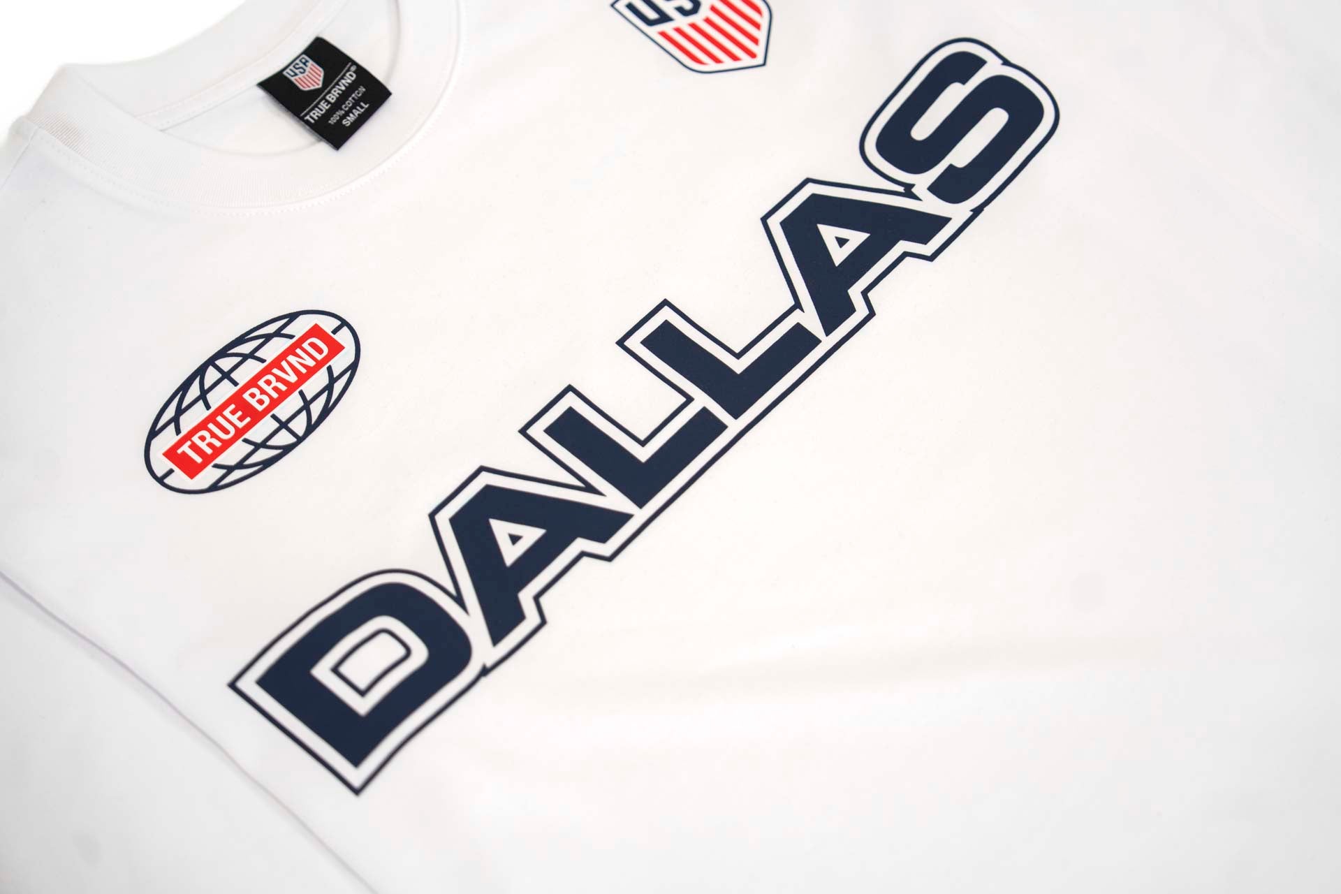 True Brvnd™ x USMNT - Dallas (WHITE) (Long Sleeve)
