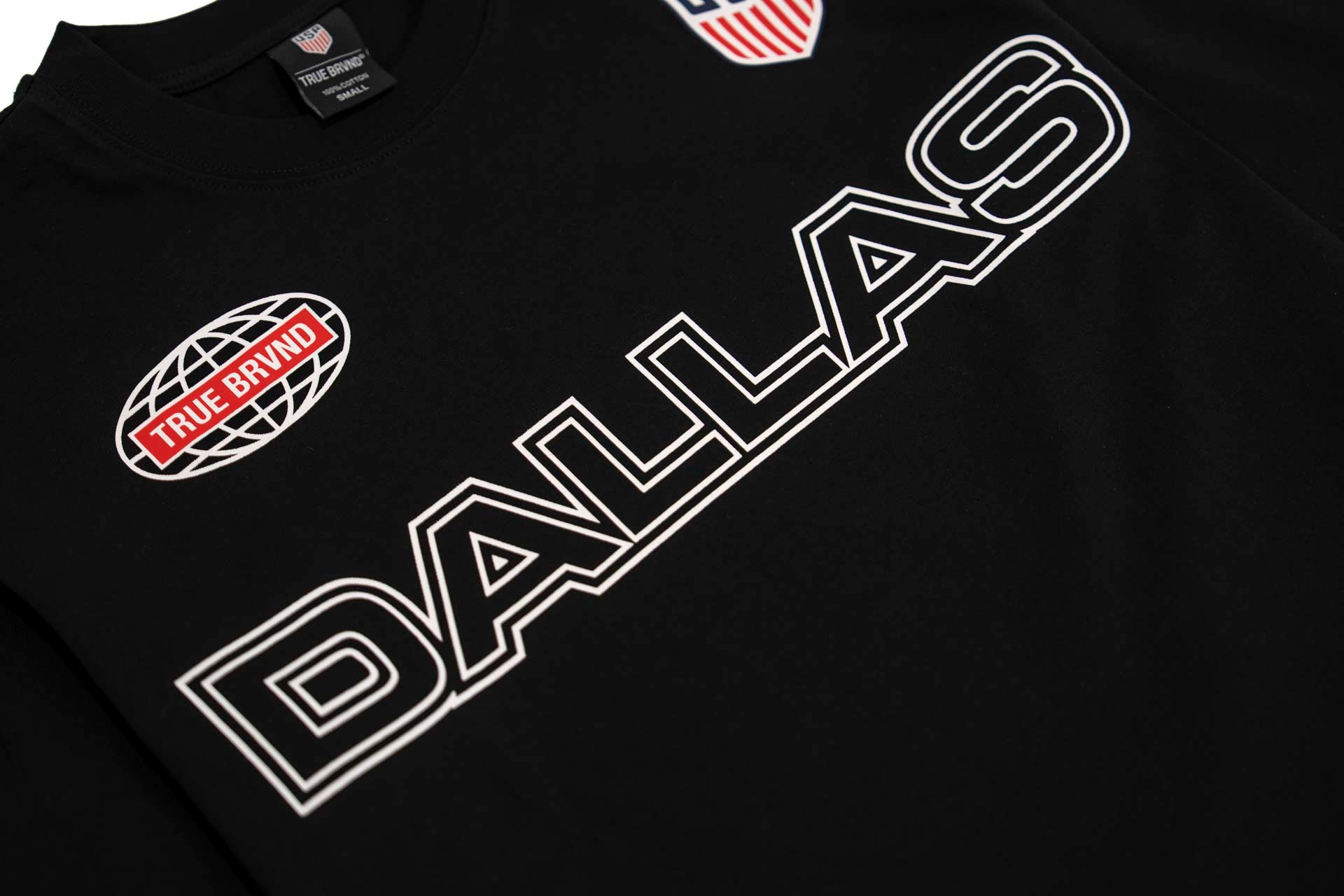 True Brvnd™ x USMNT - Dallas (BLACK) (Long Sleeve)