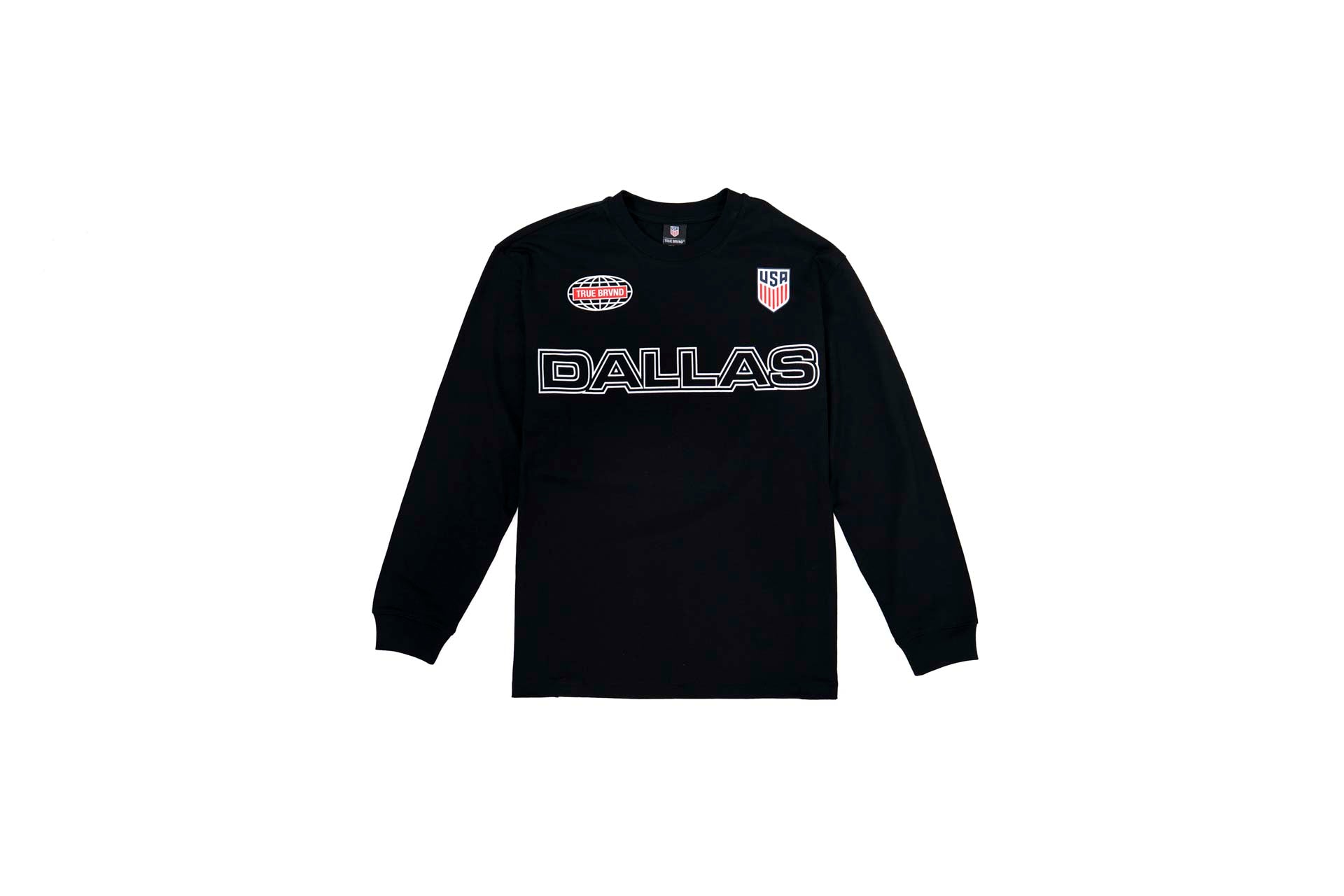 True Brvnd™ x USMNT - Dallas (BLACK) (Long Sleeve)