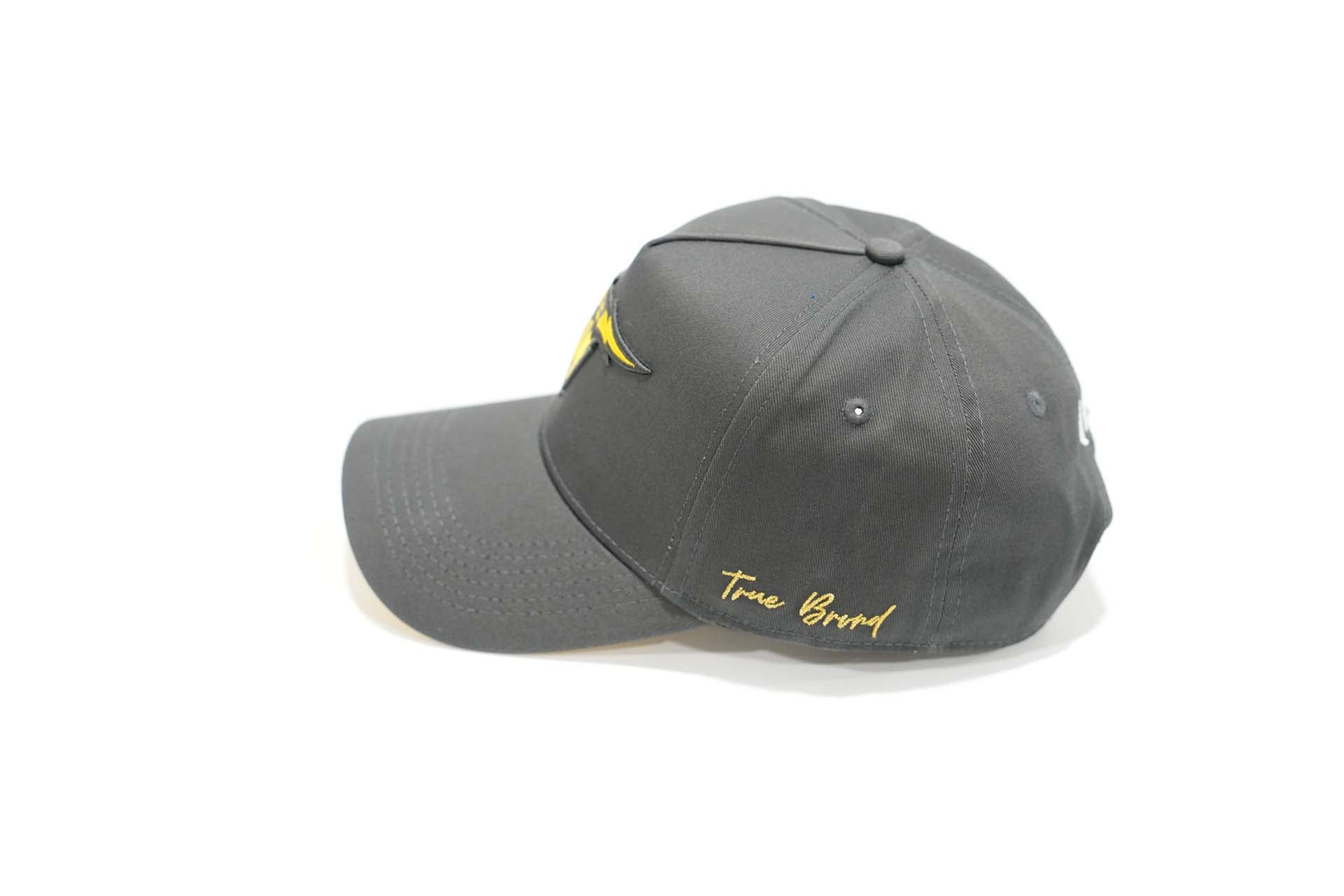UFL® x True Brvnd™ (Brahmas) - CHARCOAL (yellow)