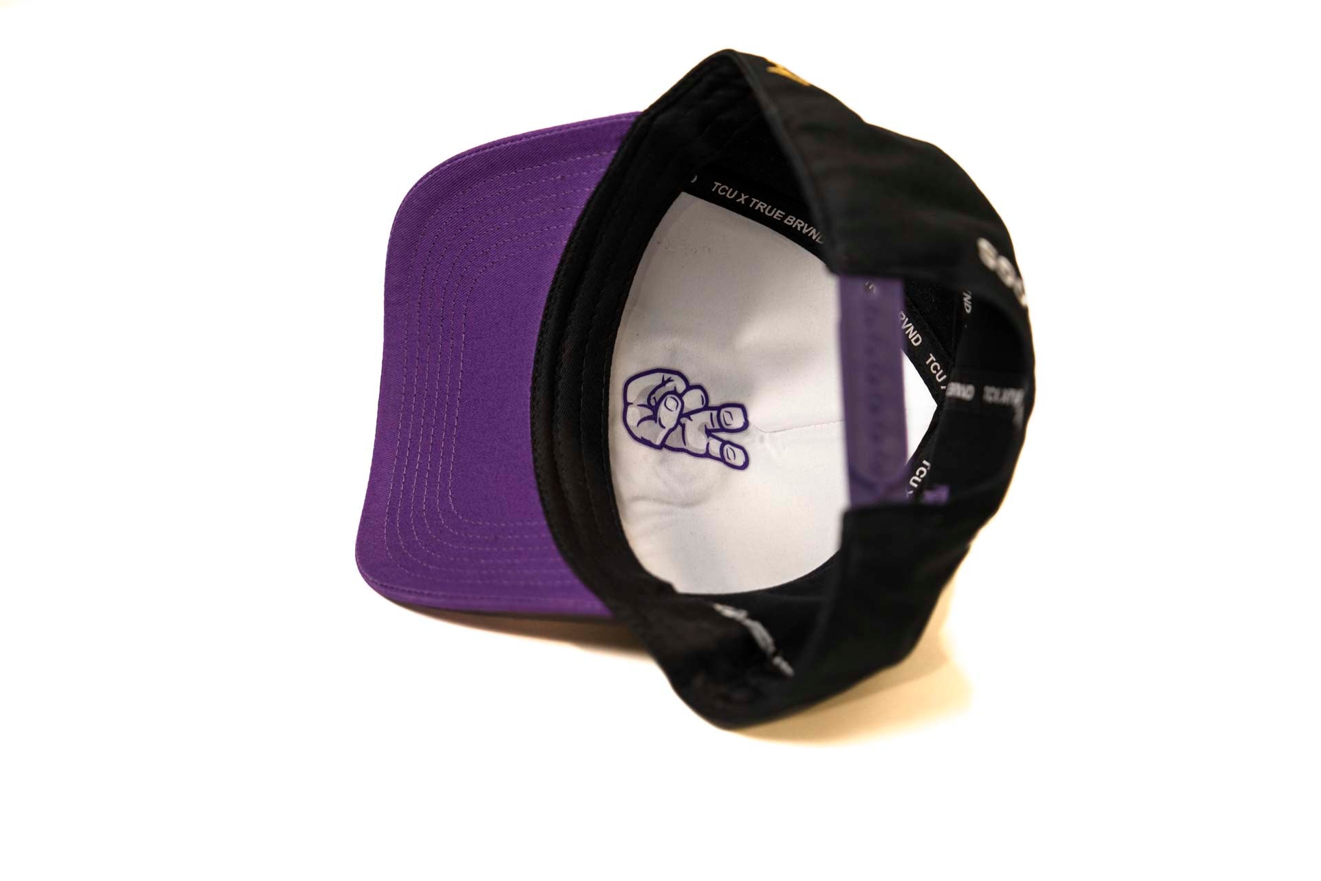TCU x TRUE BRVND - PURPLE / BLACK HELMET