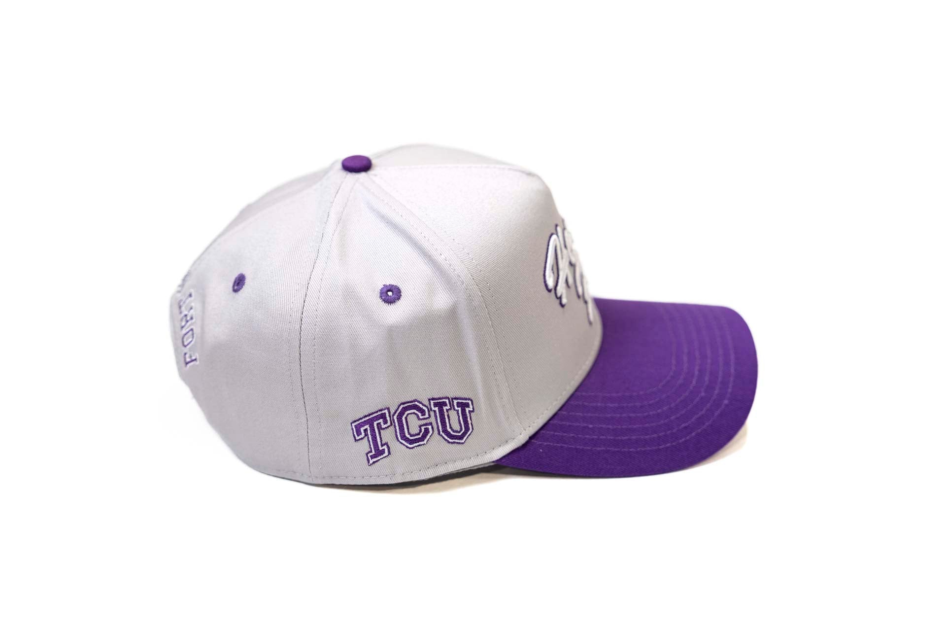 TCU x TRUE BRVND - PURPLE / GRAY SCRIPT
