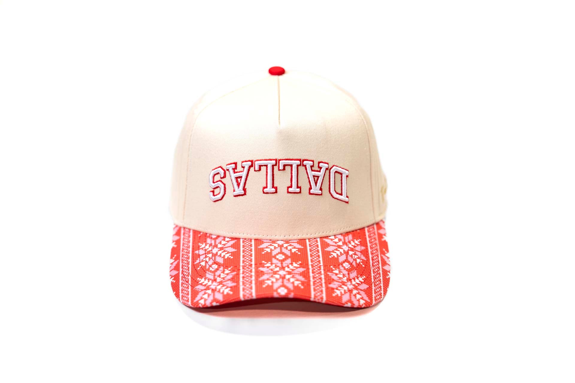 XMAS " SWEATER " - RED / OFFWHITE