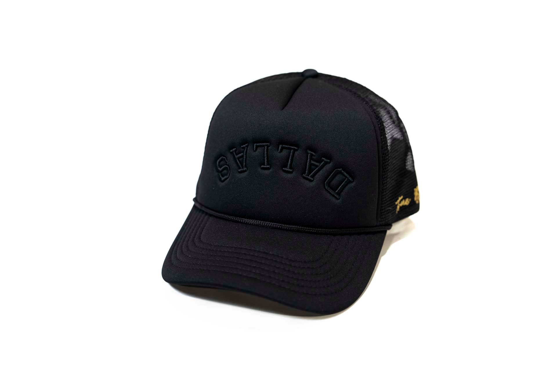 Trucker USD snapback - BLACK / BLACK