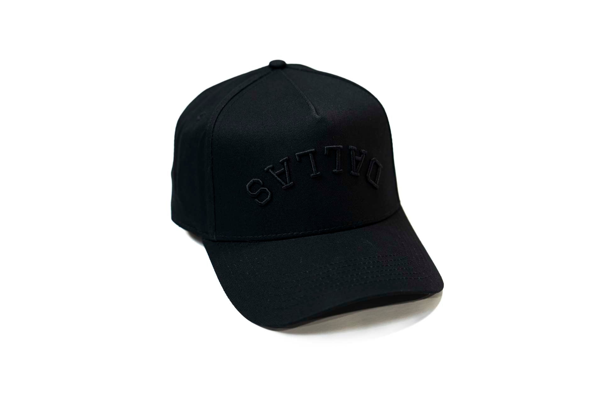 LC - Precurved Dallas snapback - BLACK / BLACK