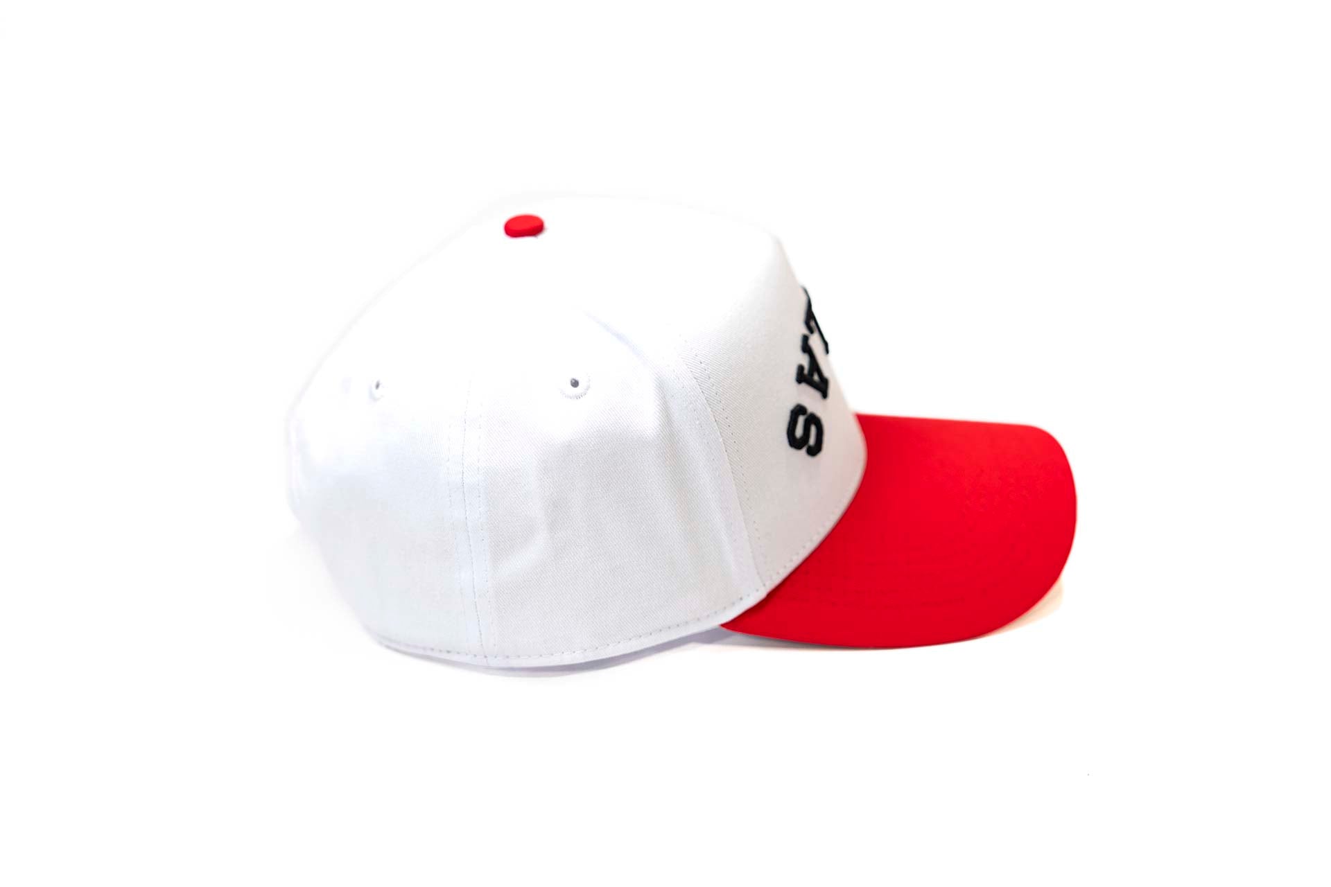 LC - Precurved Dallas snapback - RED / WHITE 2